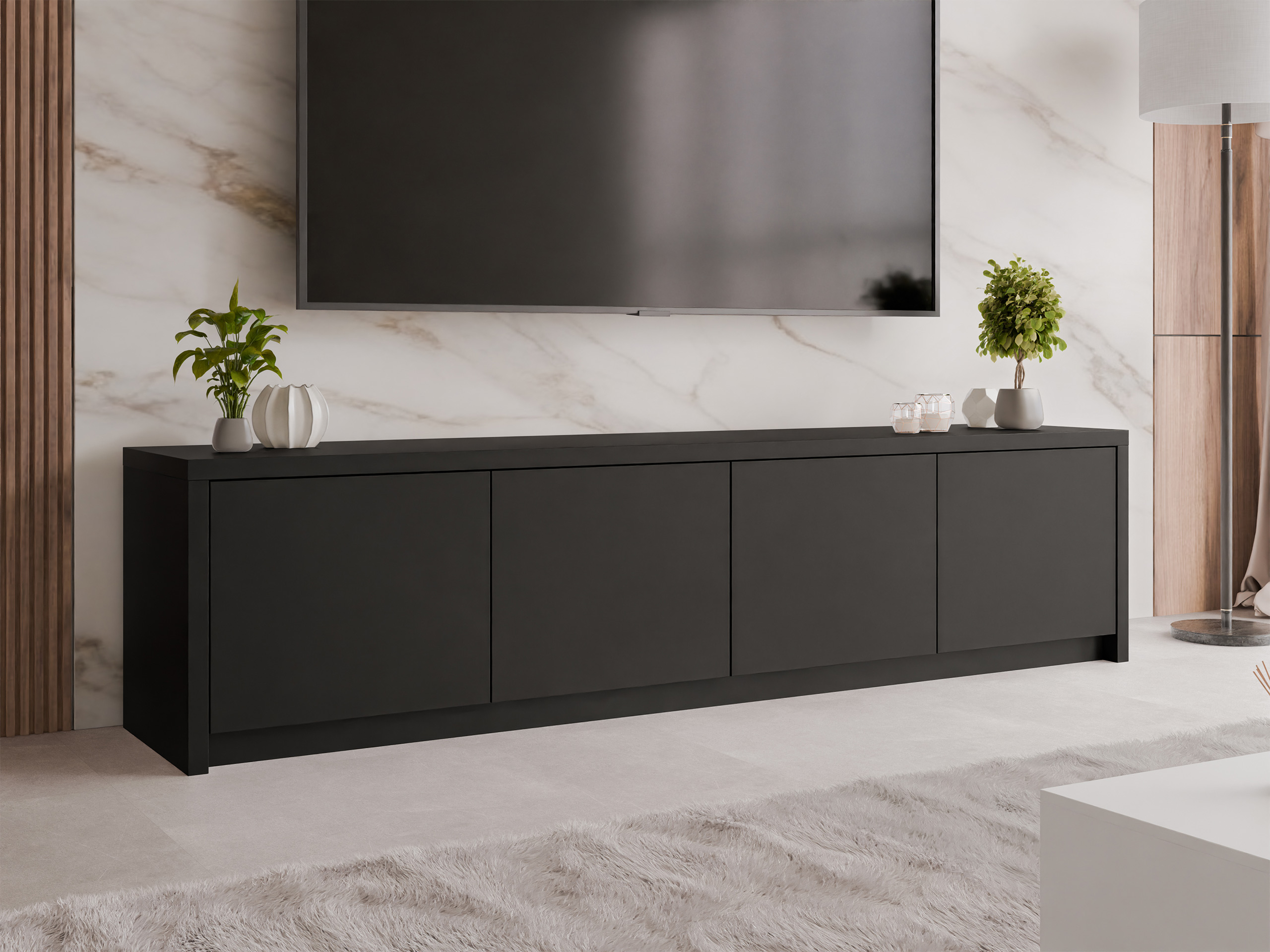 TV komoda Lectio (Crno)