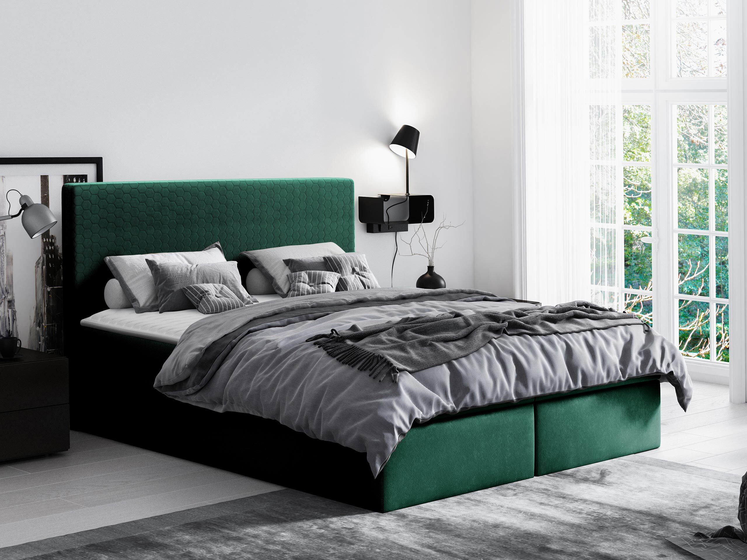 Boxspring krevet Nix (Velluto 10)