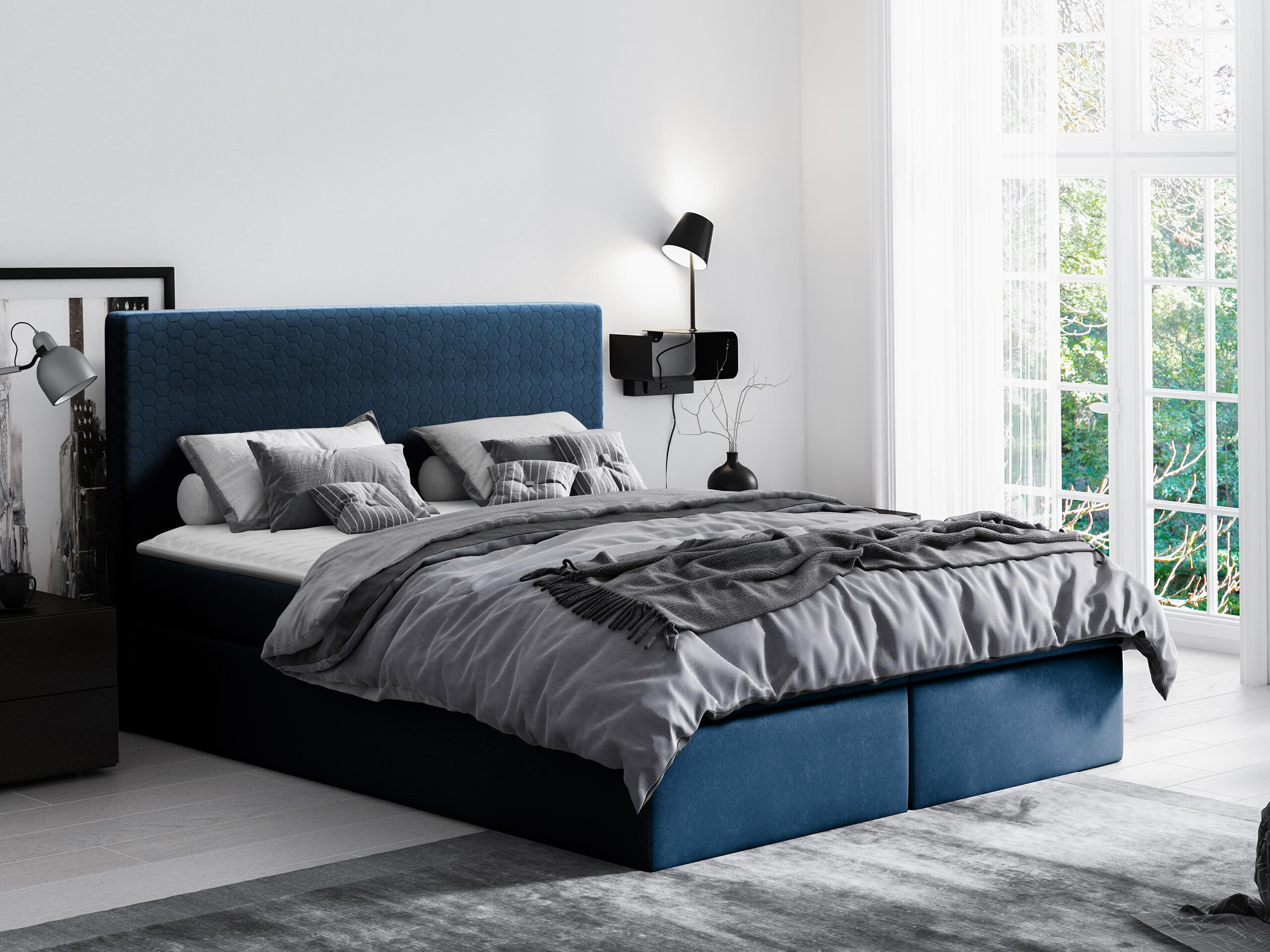 Boxspring krevet Nix (Velluto 11)