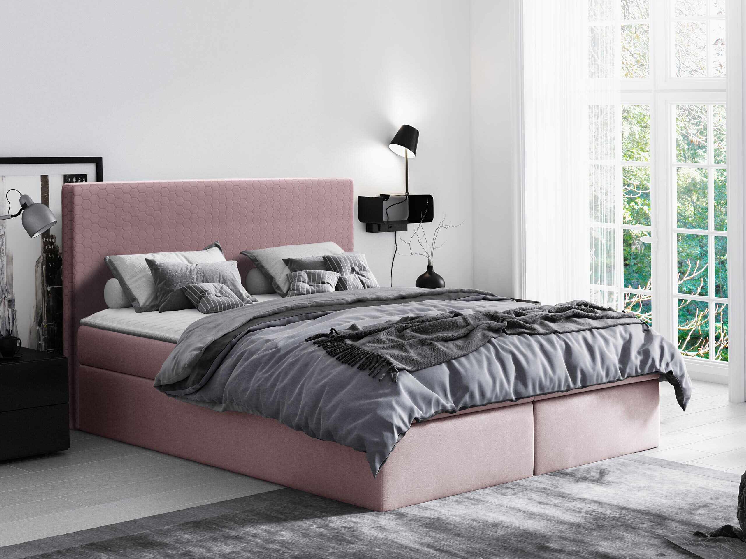 Boxspring krevet Nix (Velluto 14)