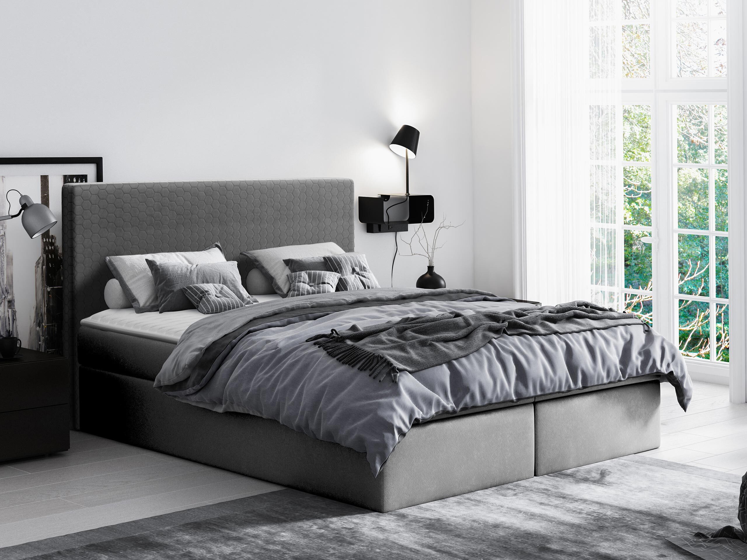 Boxspring krevet Nix (Velluto 16)