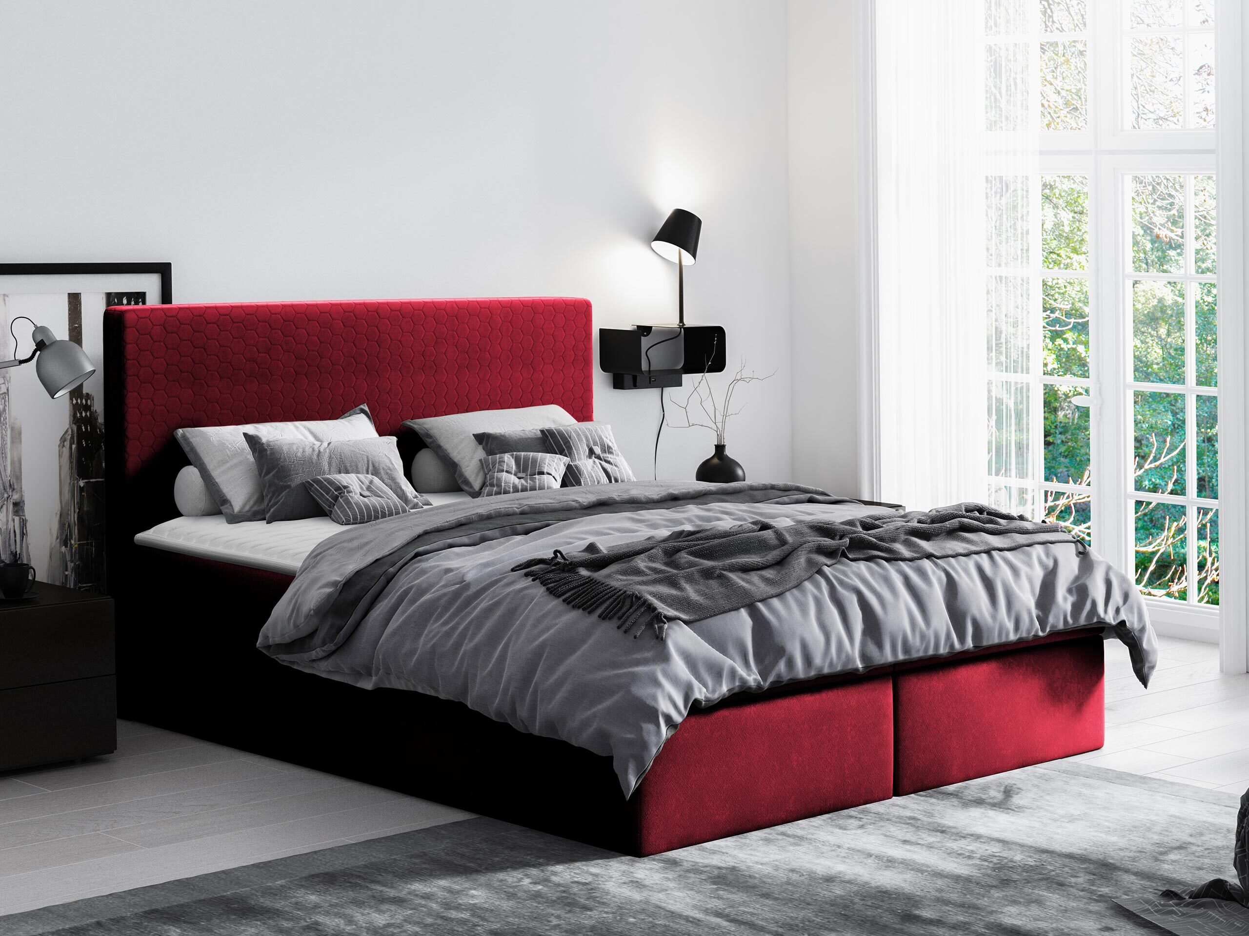 Boxspring krevet Nix (Velluto 7)