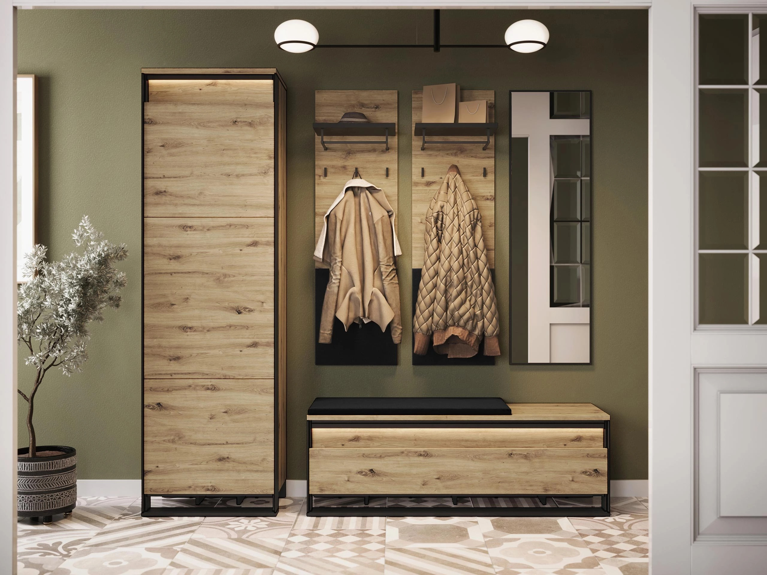 Set za hodnik Luliru 152