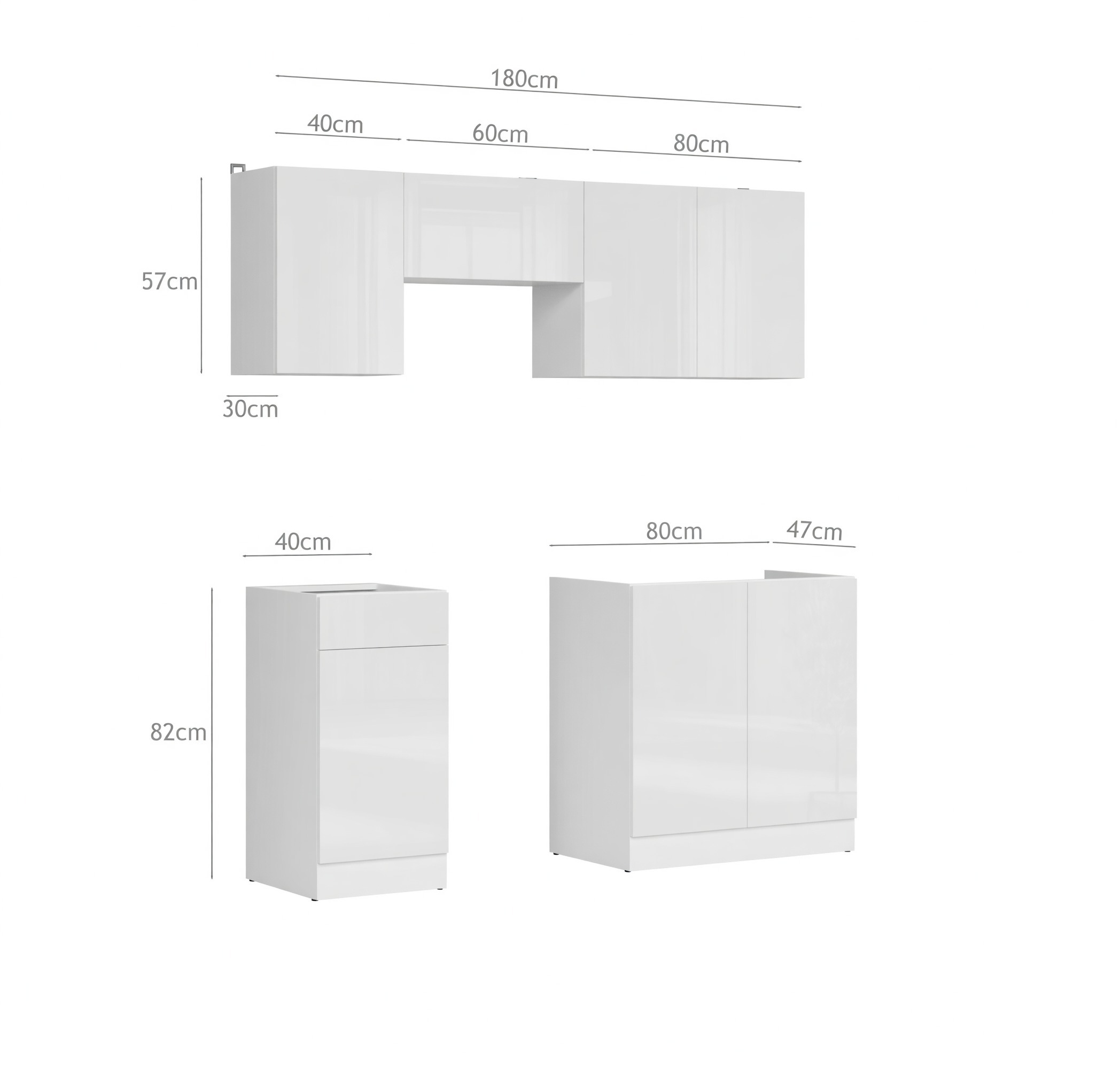 Modularni kuhinjski set Juno 117