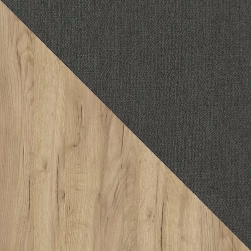Boxspring krevet ComfiDream Odelra (Zlatni hrast + Soro 24)