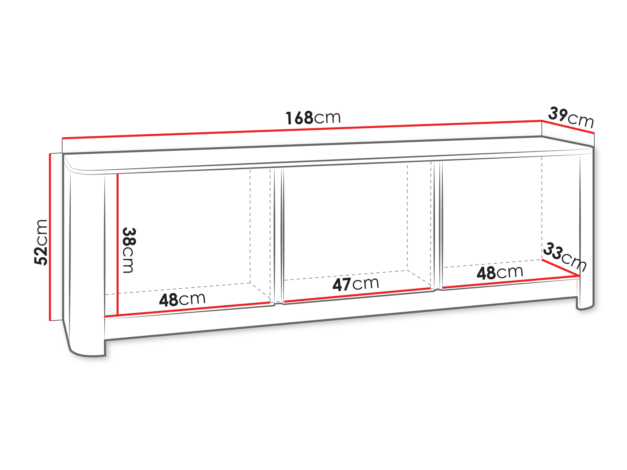TV komoda Somore 103