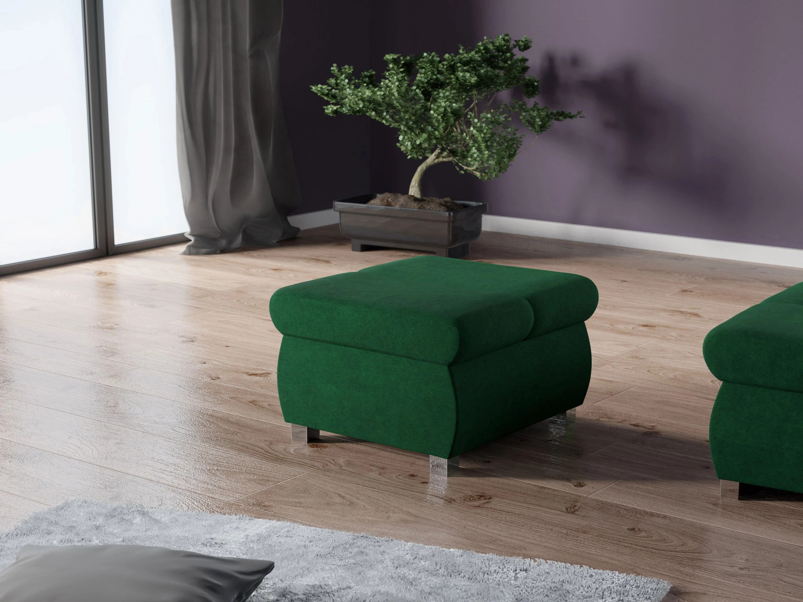 Tabure Comfivo Olivetum (Uttario Velvet 2951)