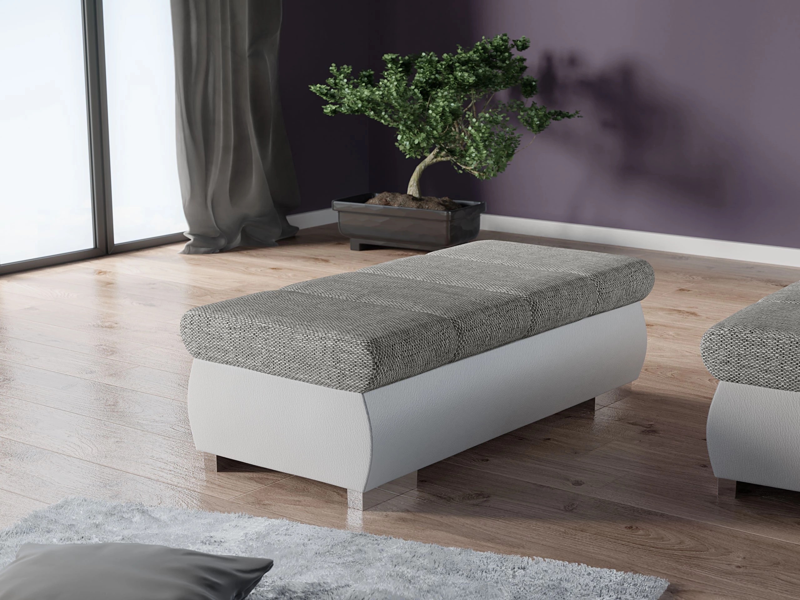 Tapacirana klupa Comfivo Olivetum I (Soft 017 + Lawa 05)