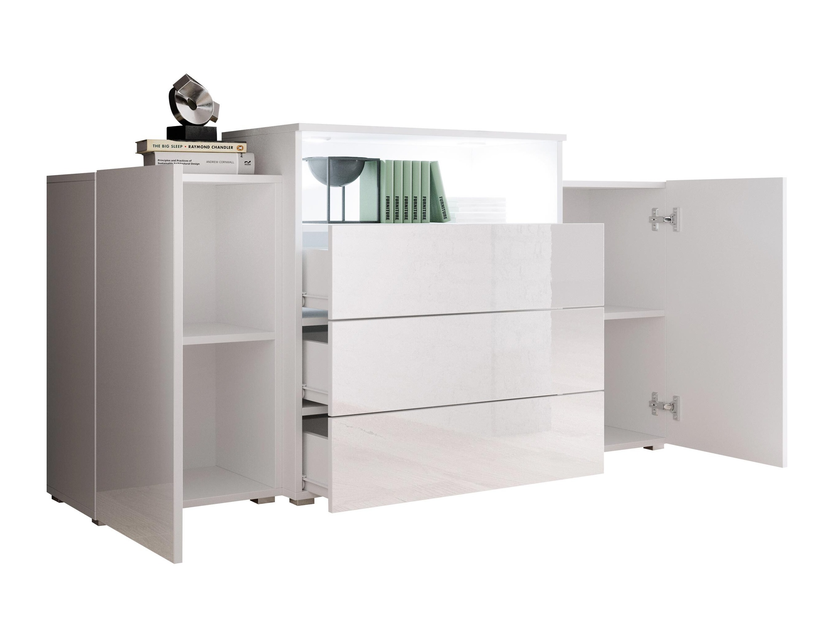 Komoda Sarasota 127 (Matera siva + Kesten)
