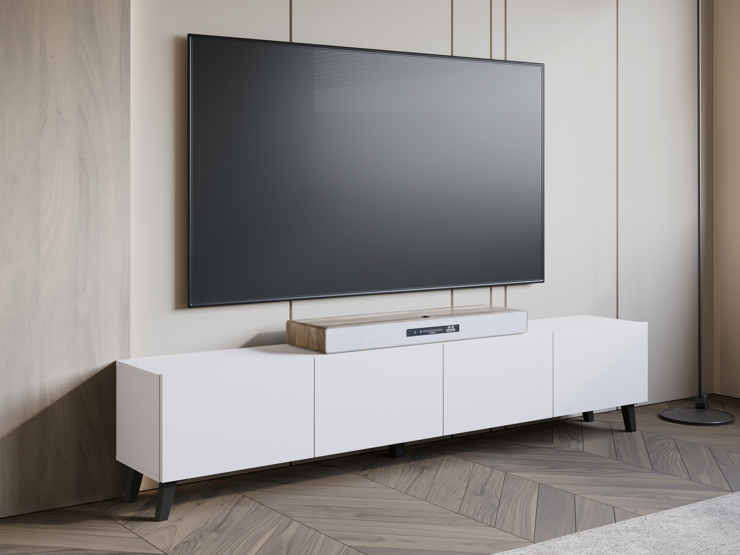 TV komoda Levtive 101 (Belo)