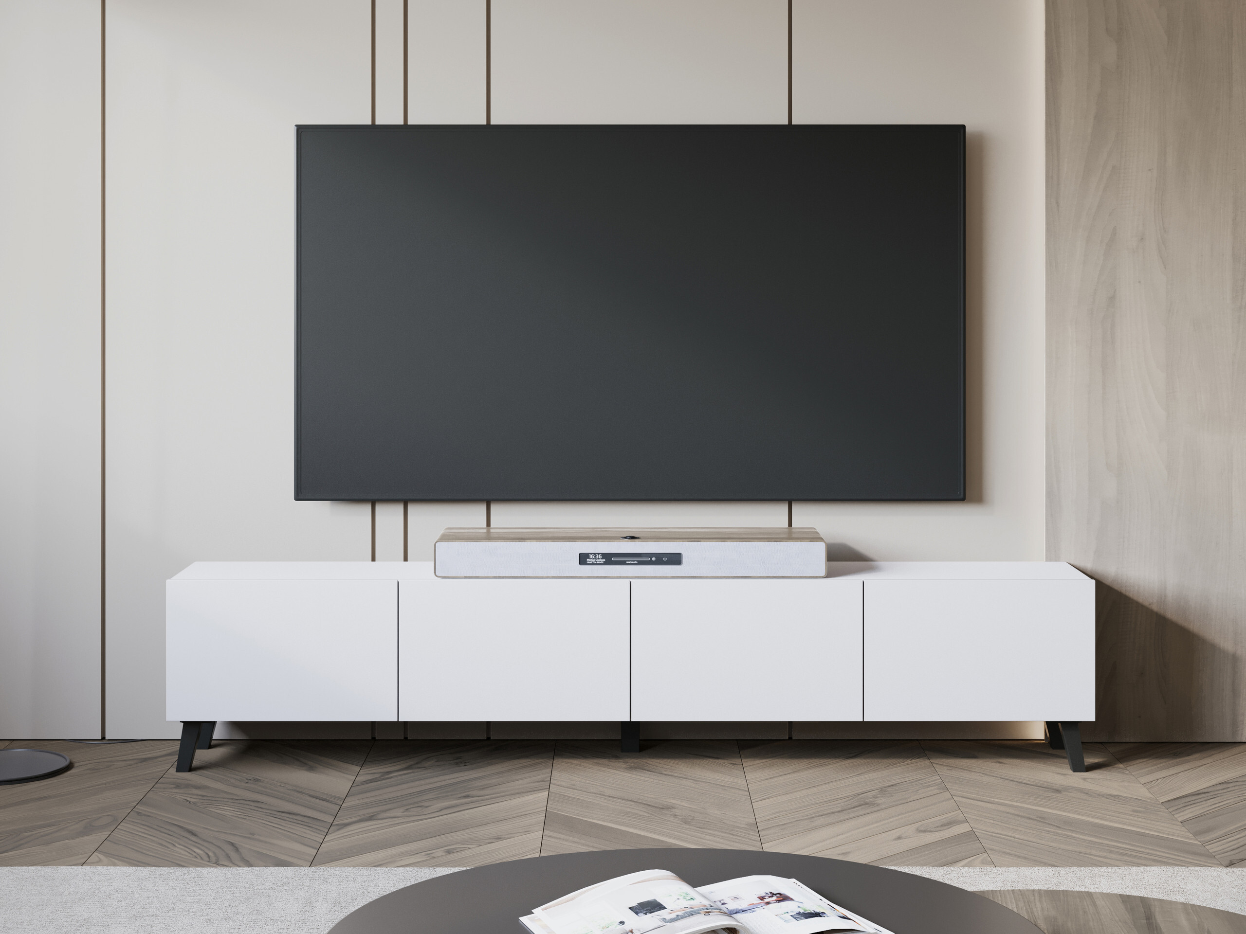 TV komoda Levtive 101 (Belo)
