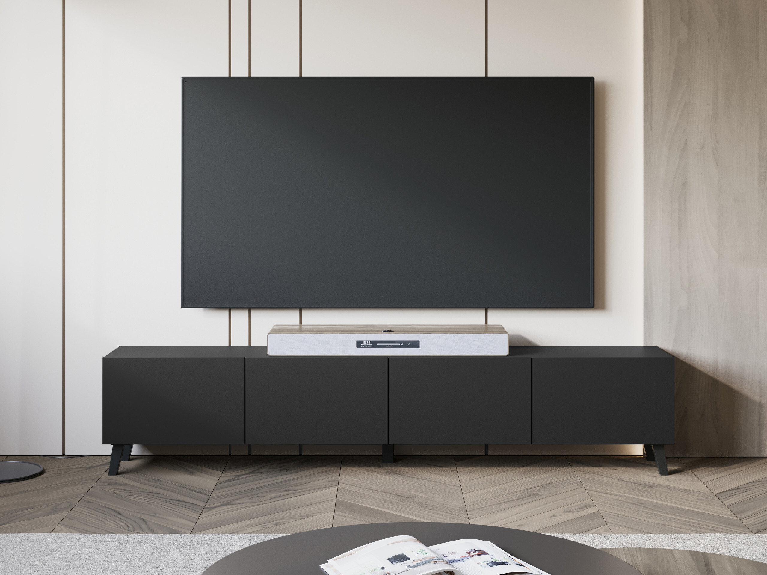 TV komoda Levtive 101 (Grafit)