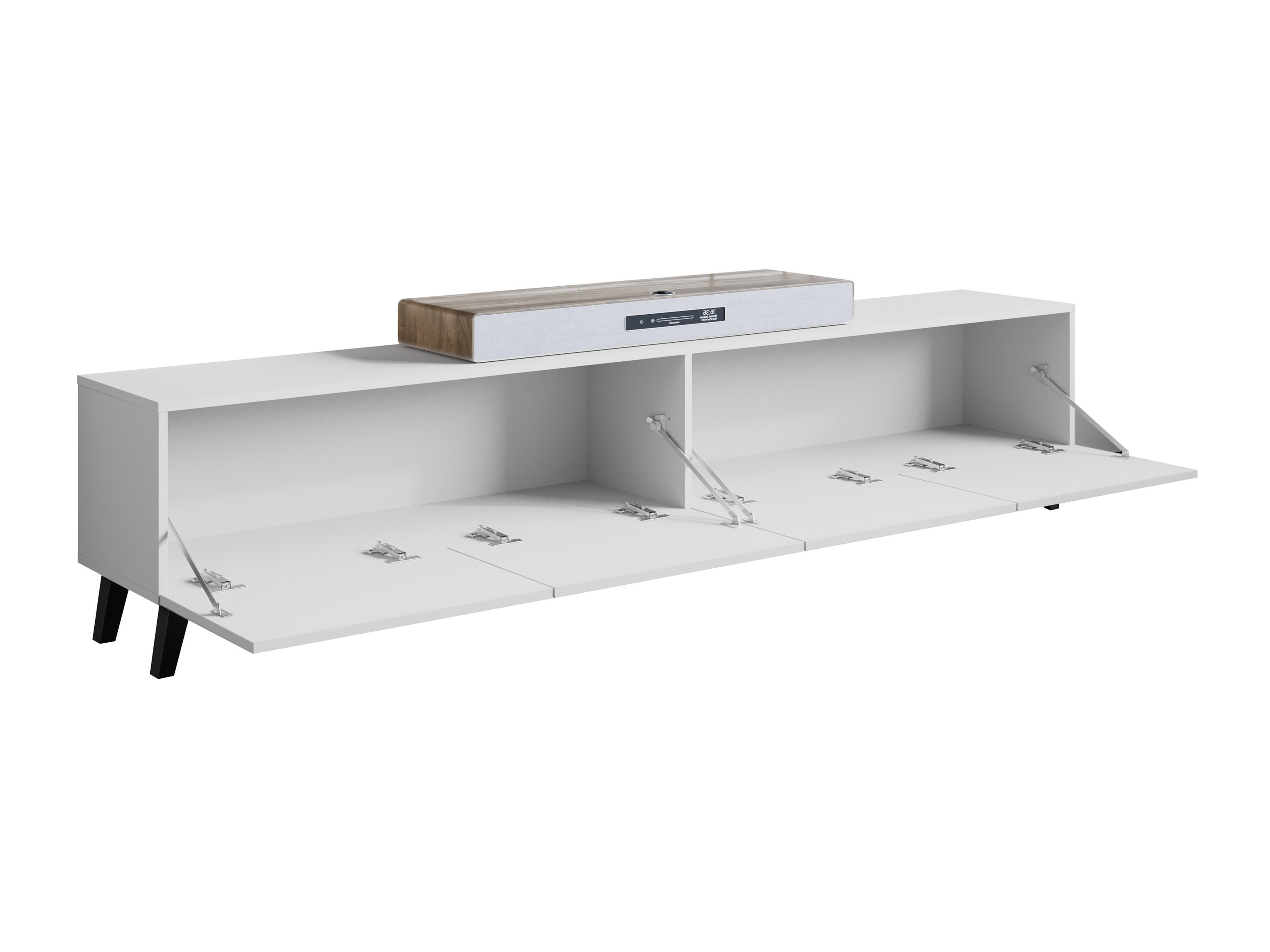 TV komoda Levtive 101 (Matera siva + Kesten)