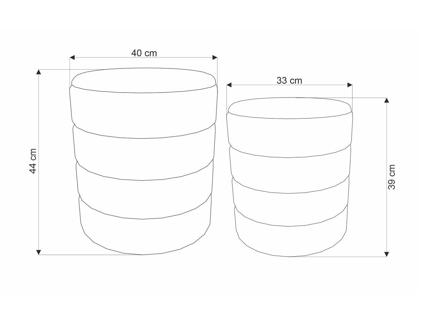 Set taburea Houston 1780 (Sivo)