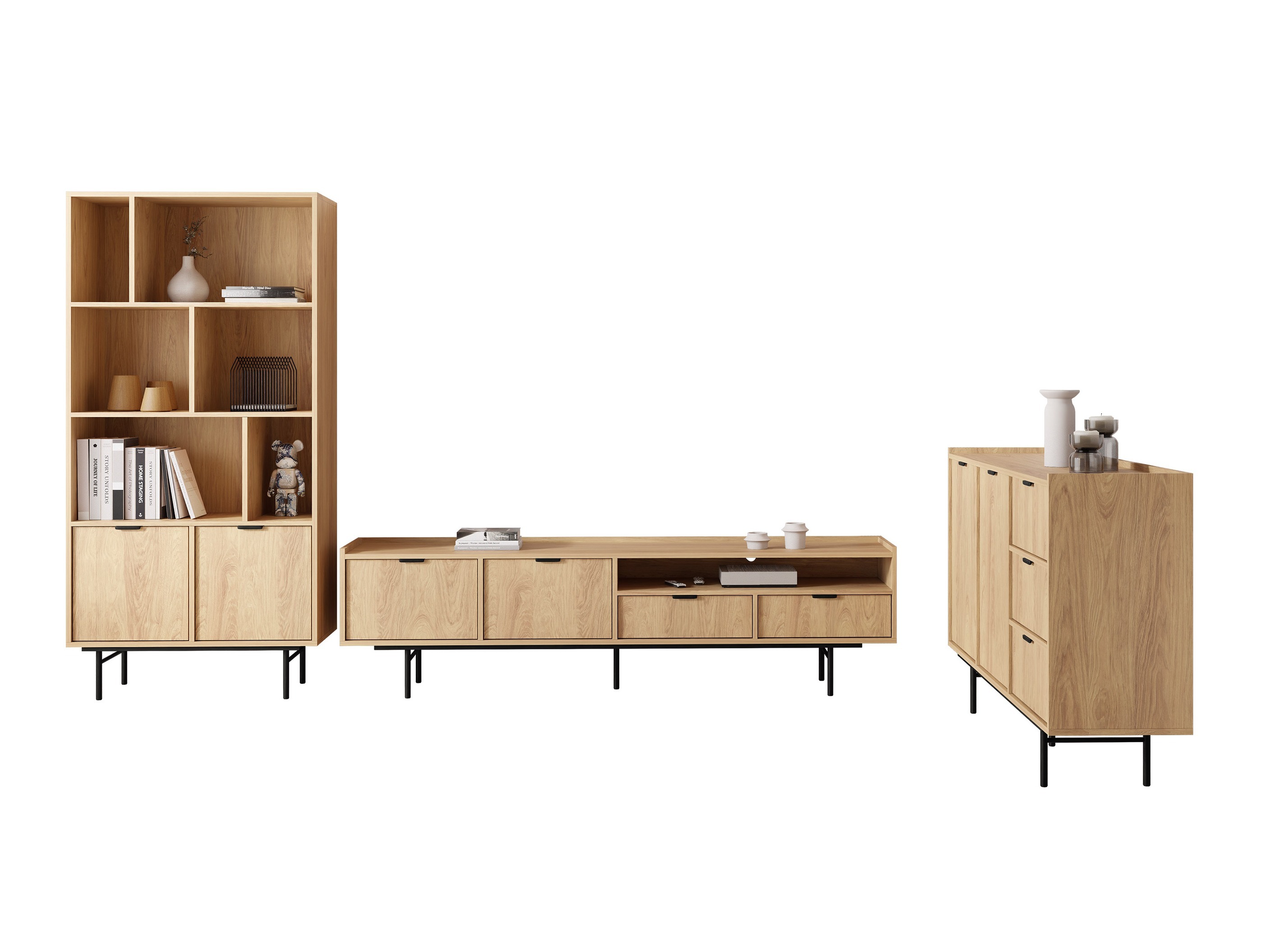 Set za dnevnu sobu Floelbe 108 (Hrast)