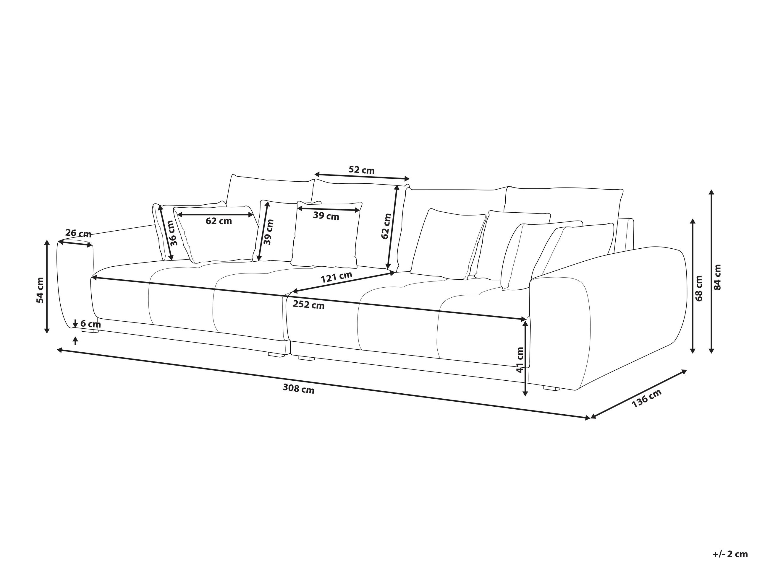 Sofa Berwyn 598 (Sivo + Bež)