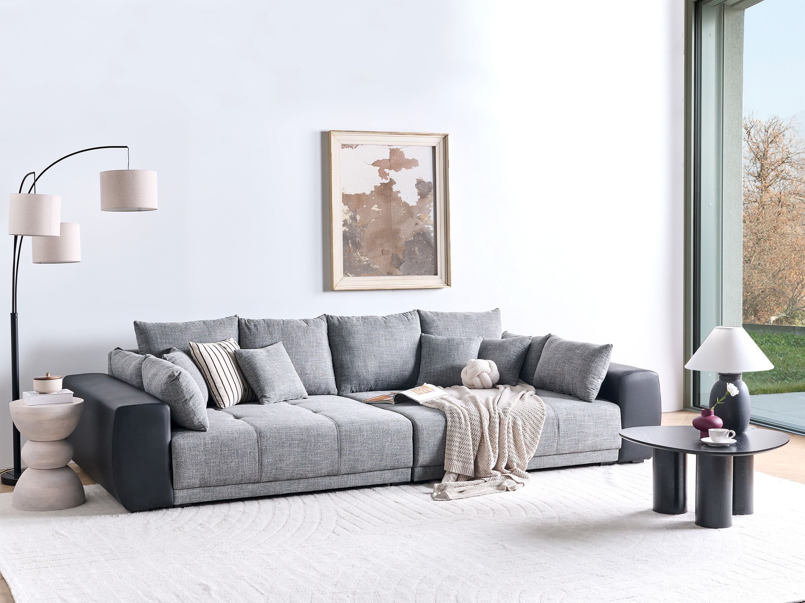 Sofa Berwyn 598 (Sivo + Crno)