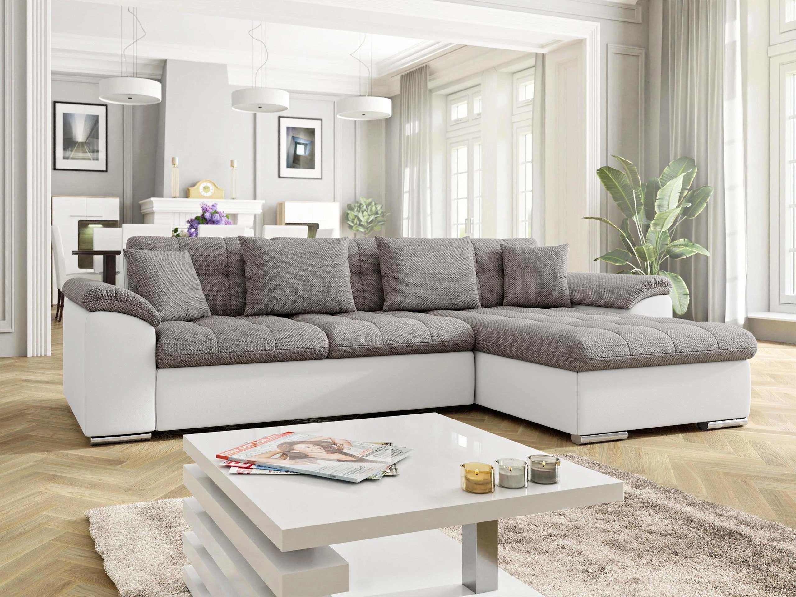 Ugaona garnitura Comfivo Mica (Soft 017 + Lawa 05)
