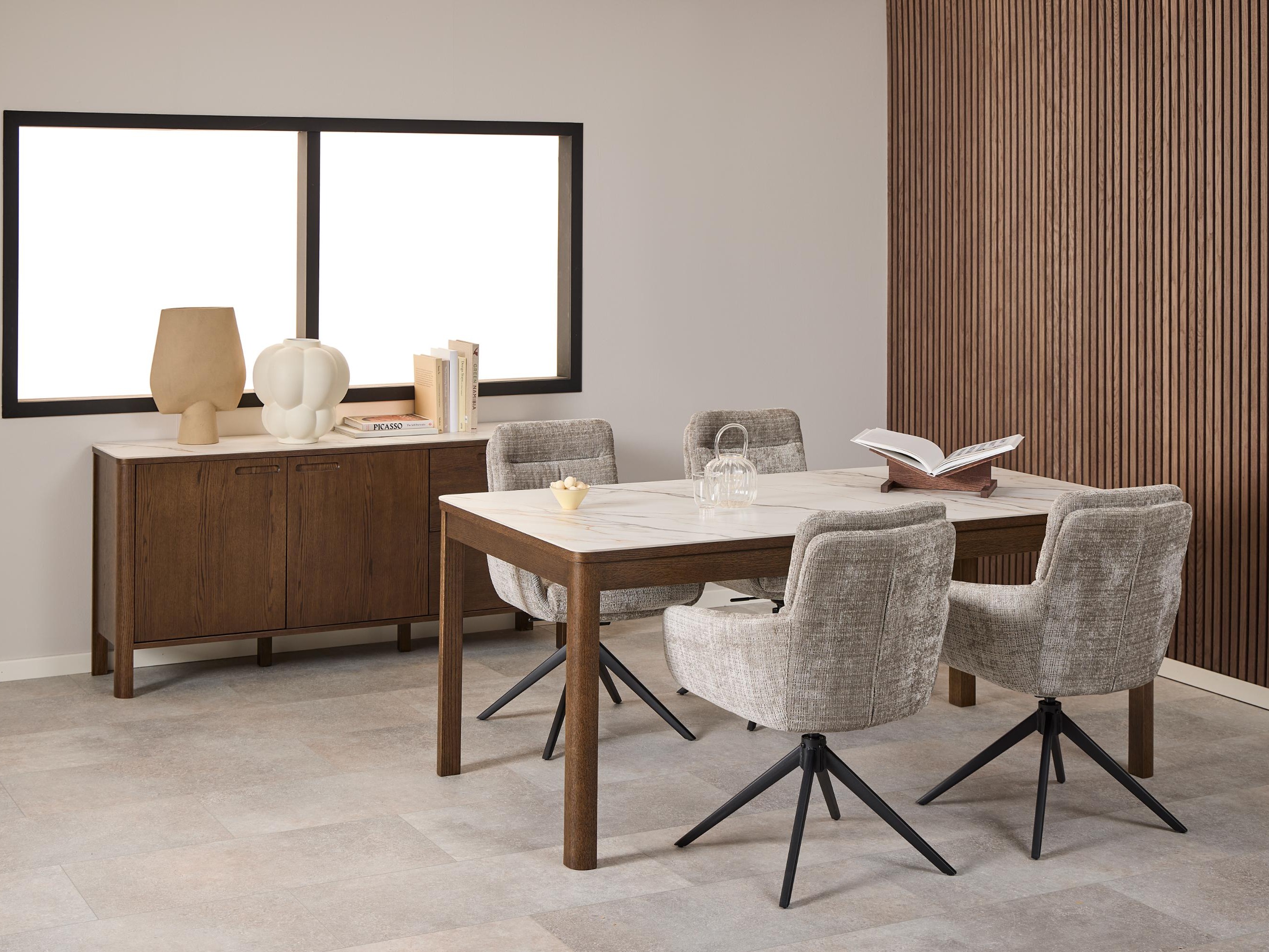 Stolica Norsica 1034 (Crno + Sivo)