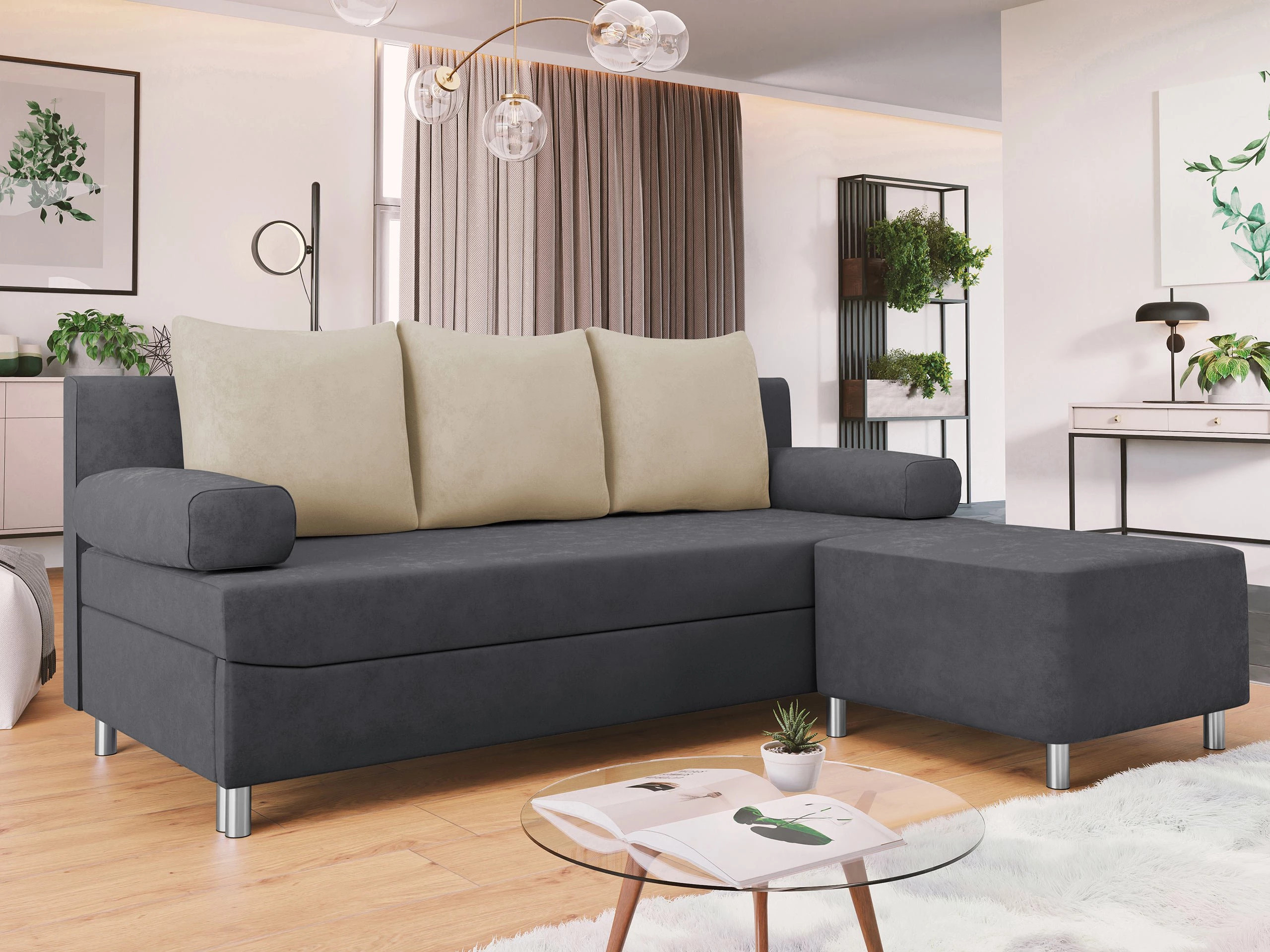 Set tapaciranog nameštaja Comfivo Artes (Alova 36 + Alova 07)