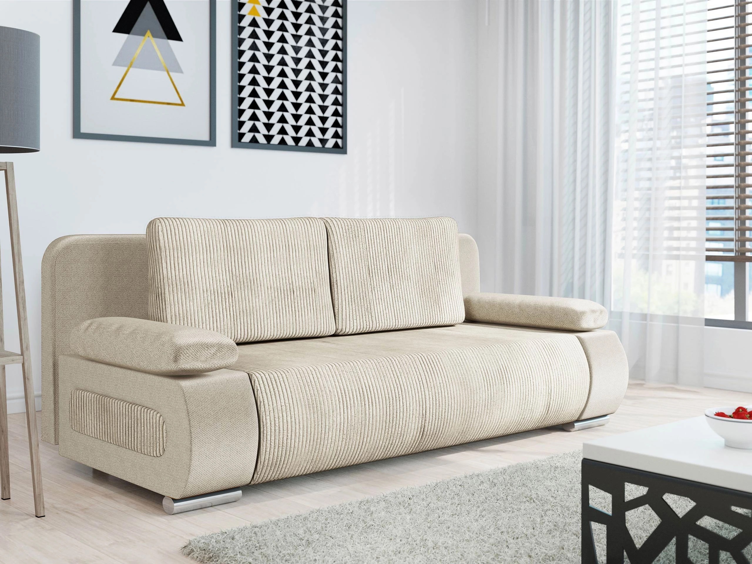 Sofa na razvlačenje Comfivo Pudor (Poso 100 + Paros 01)