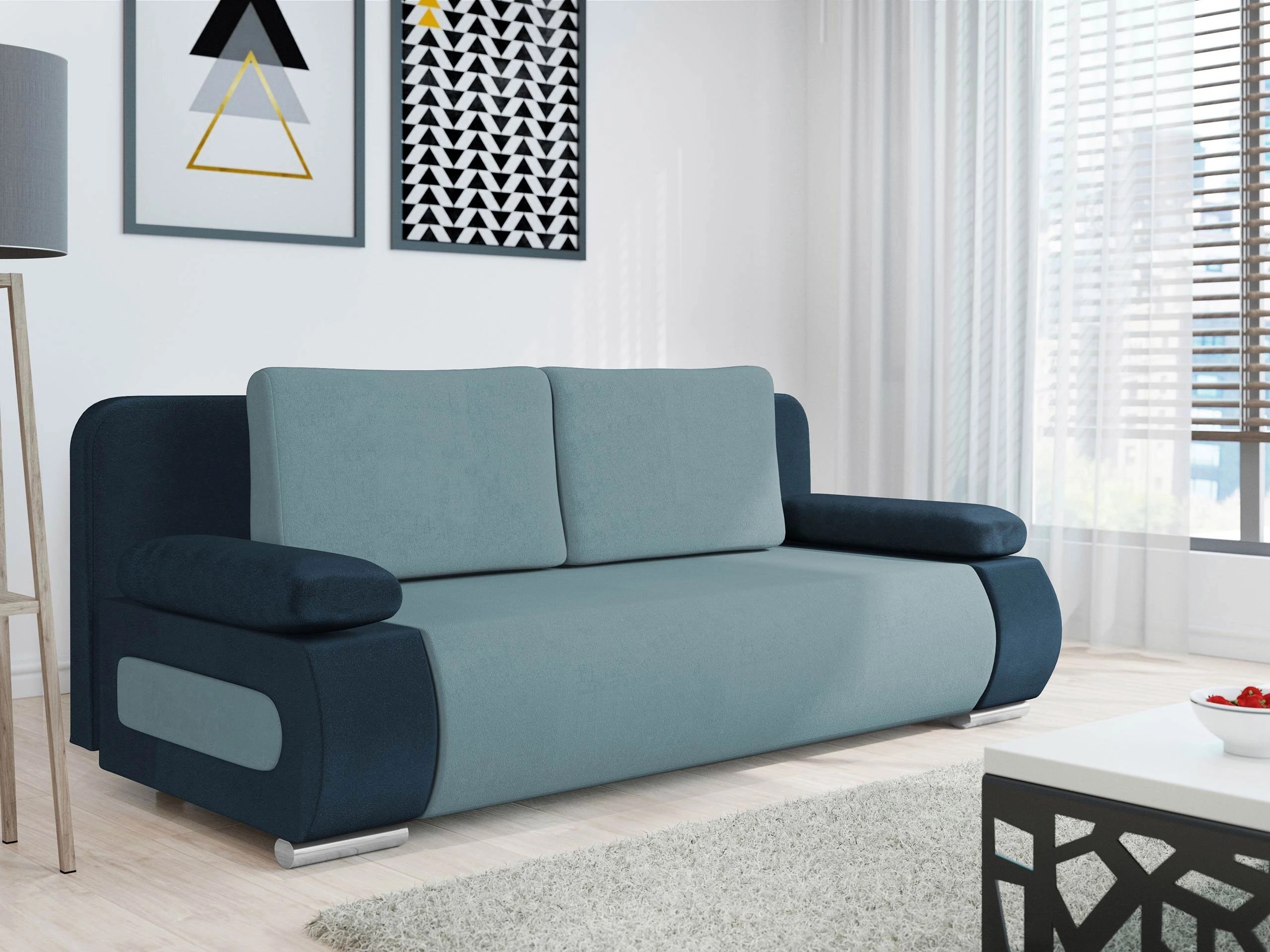 Sofa na razvlačenje Comfivo Pudor (Uttario Velvet 2967 + Uttario Velvet 2960)