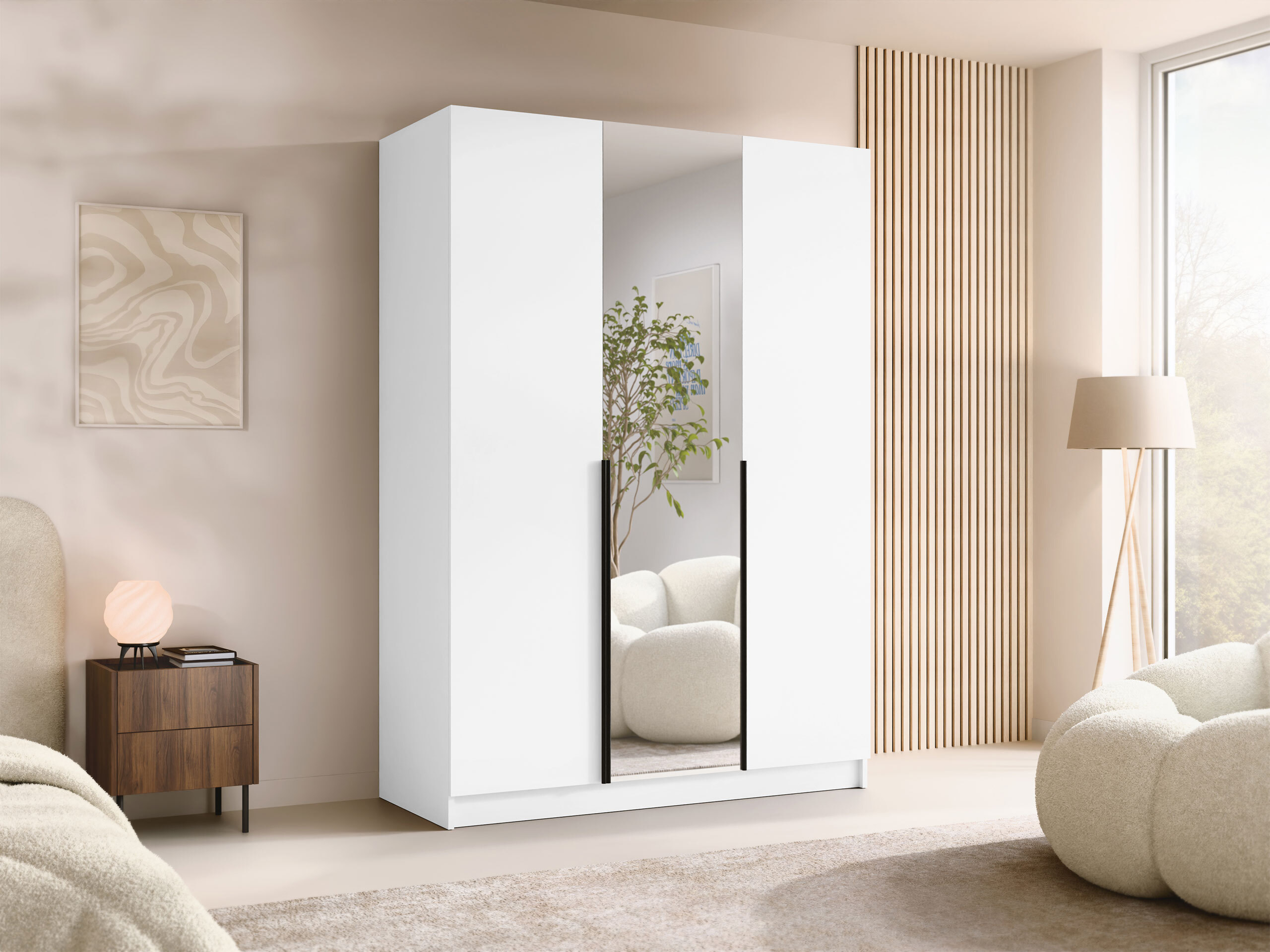 Ormar Closico Decoron II (Belo + Crno)