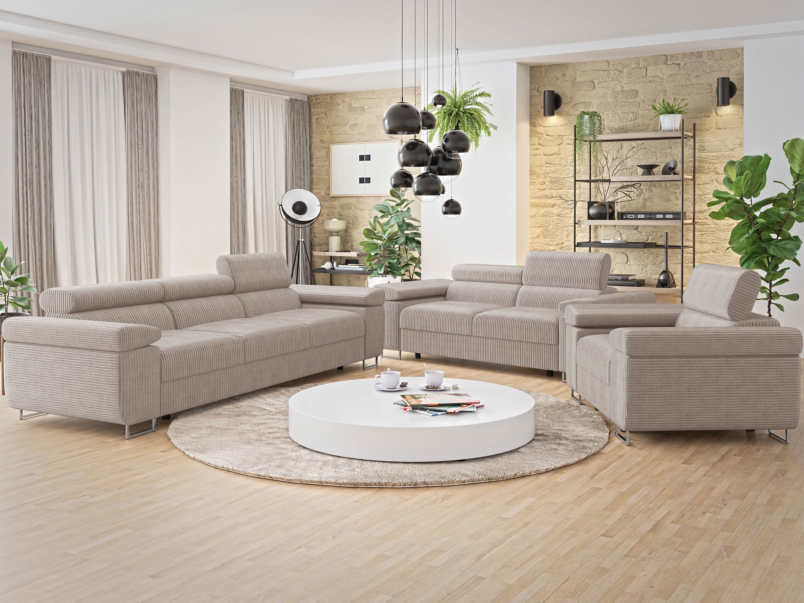 Set tapaciranog nameštaja Comfivo Vinetum (Poso 03)