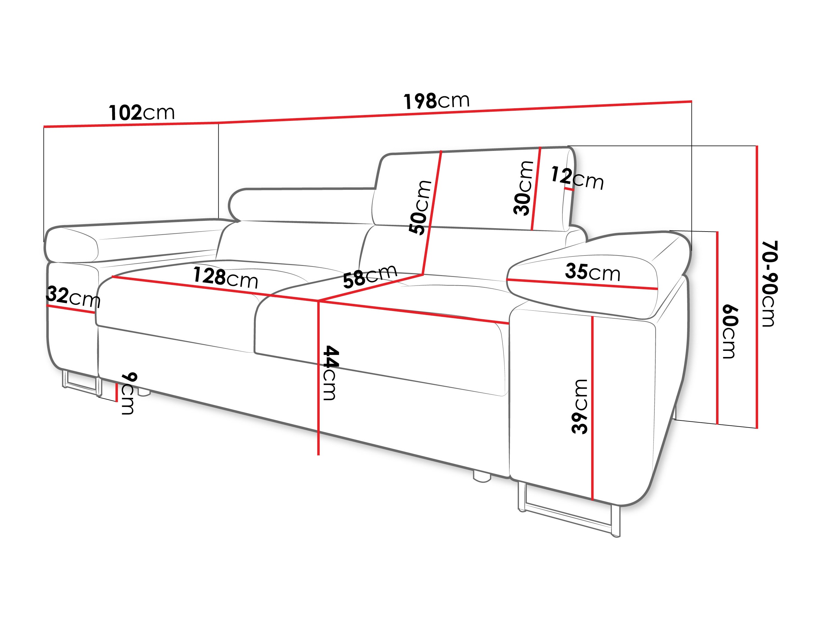 Sofa Comfivo Vinetum II (Poso 03)