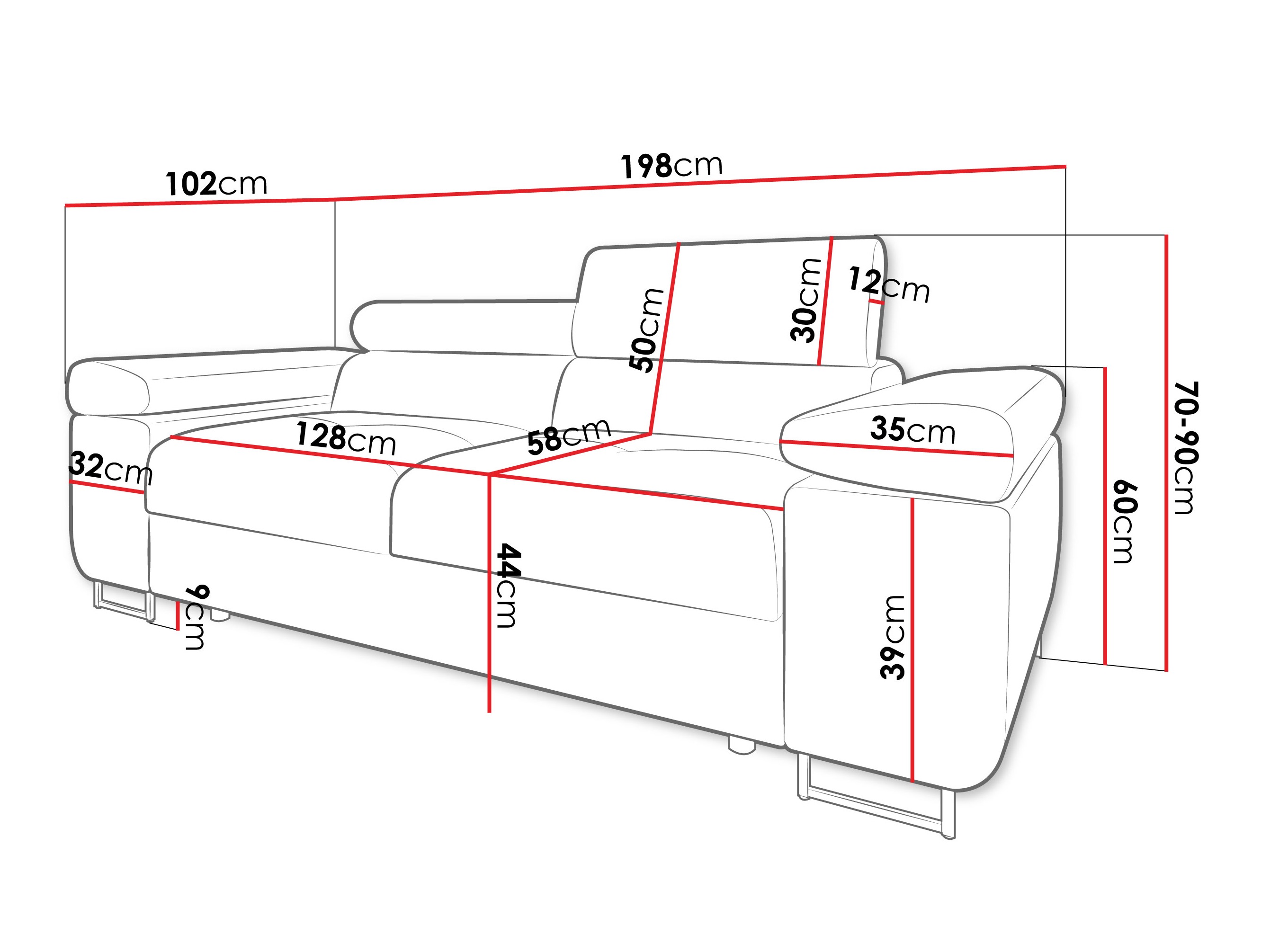 Sofa Comfivo Vinetum II (Poso 06)