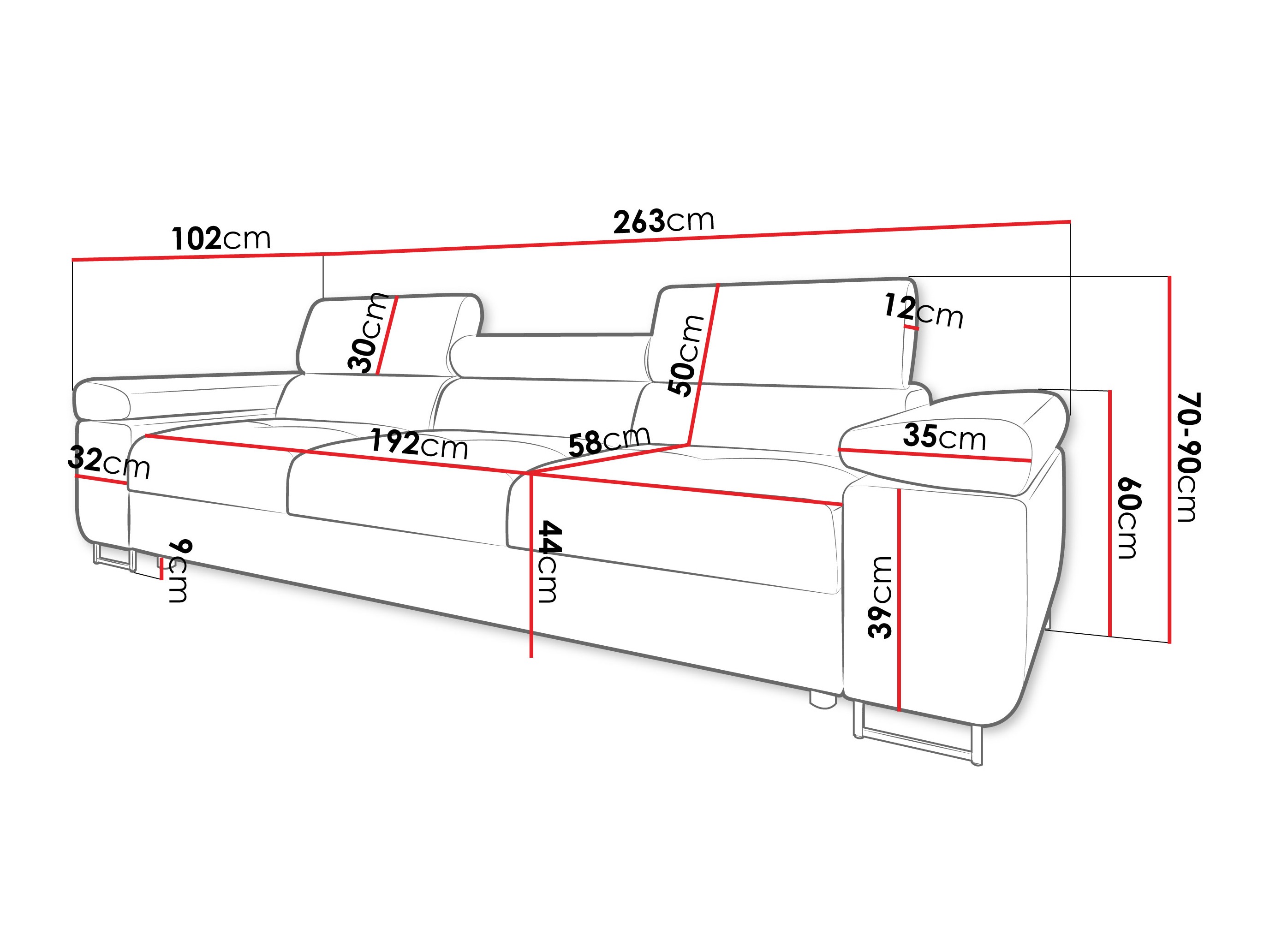 Sofa Comfivo Vinetum III (Poso 03)