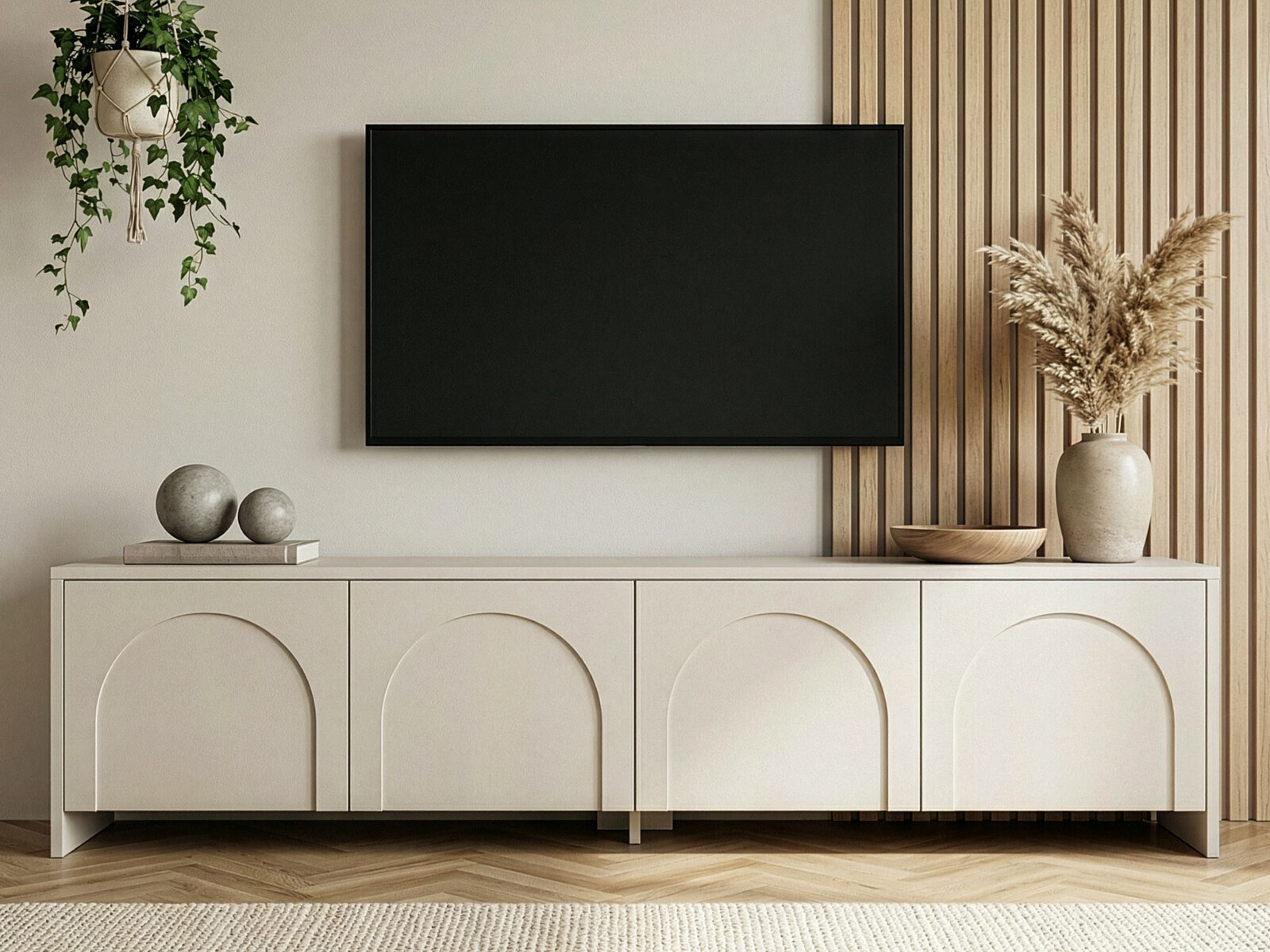 TV komoda Novato 147 (Krem)