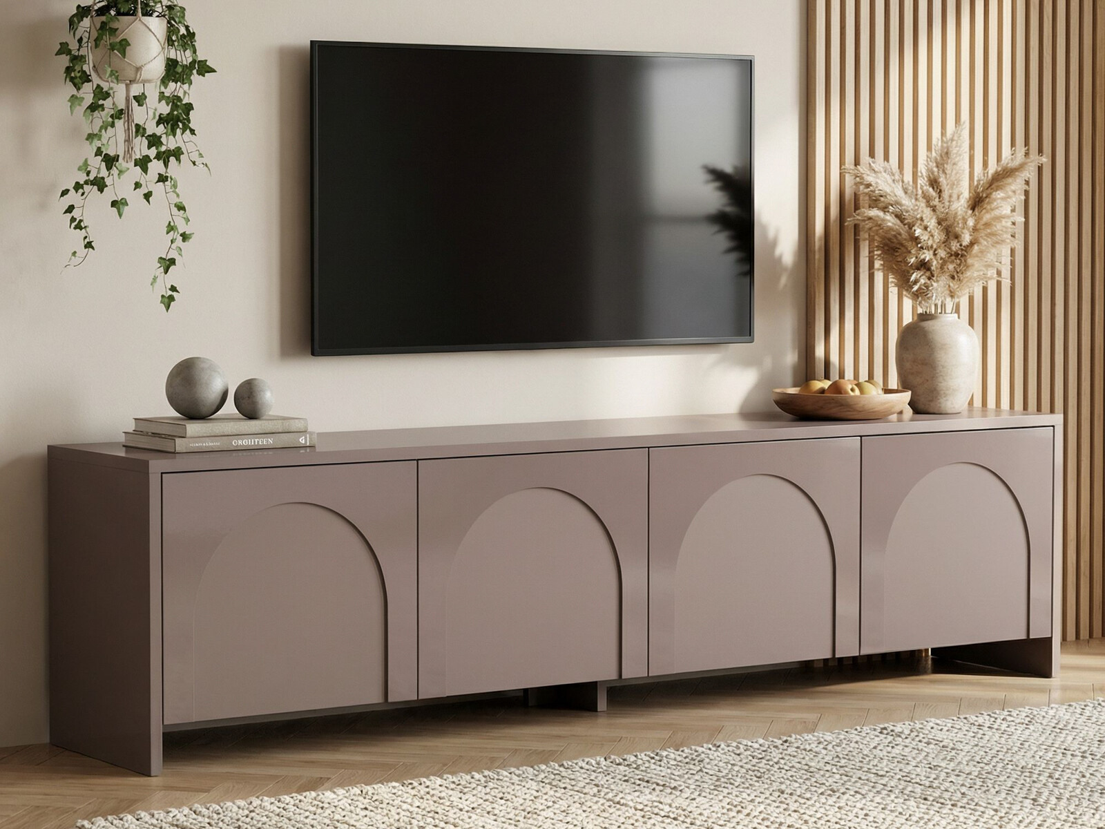 TV komoda Novato 147 (Smeđa)