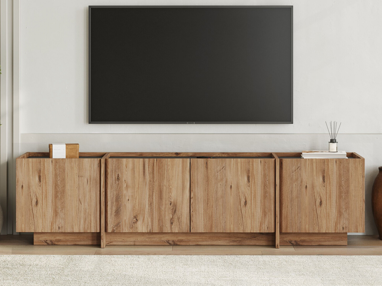 TV komoda Novato 152 (Antracit + Bor)