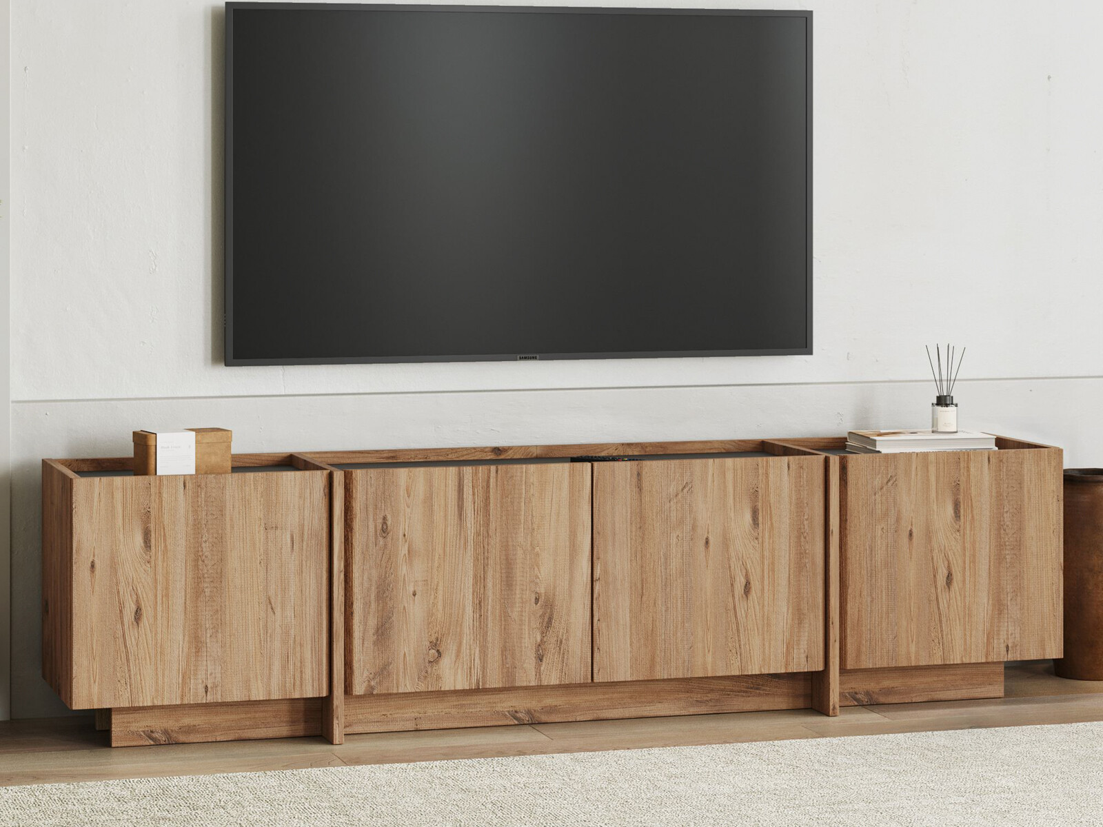TV komoda Novato 152 (Antracit + Bor)