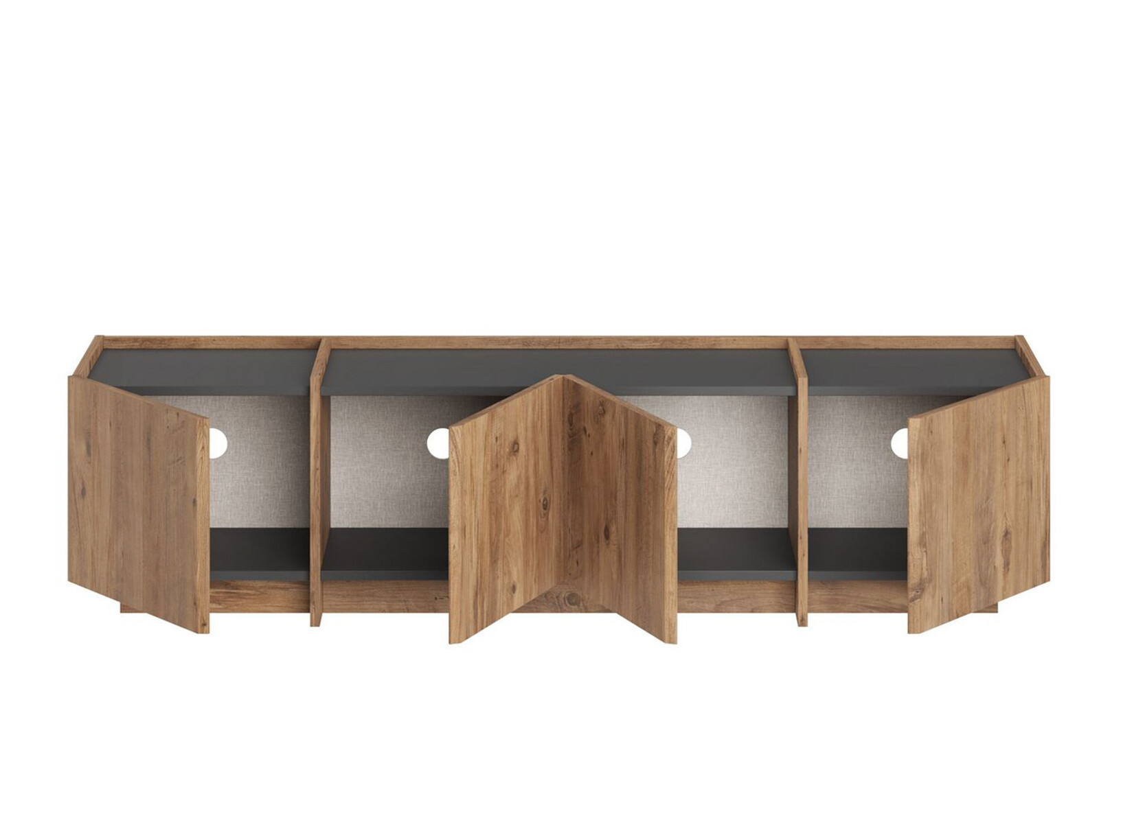 TV komoda Novato 152 (Antracit + Bor)
