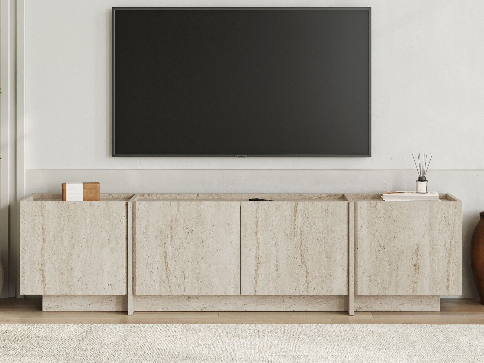 TV komoda Novato 152 (Svetlo Travertine)