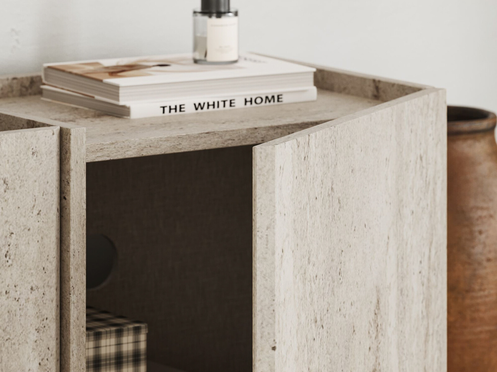 TV komoda Novato 152 (Svetlo Travertine)
