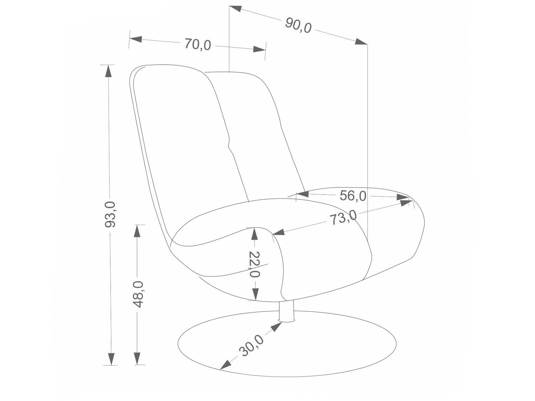 Fotelja Houston 2126 (Cimet)