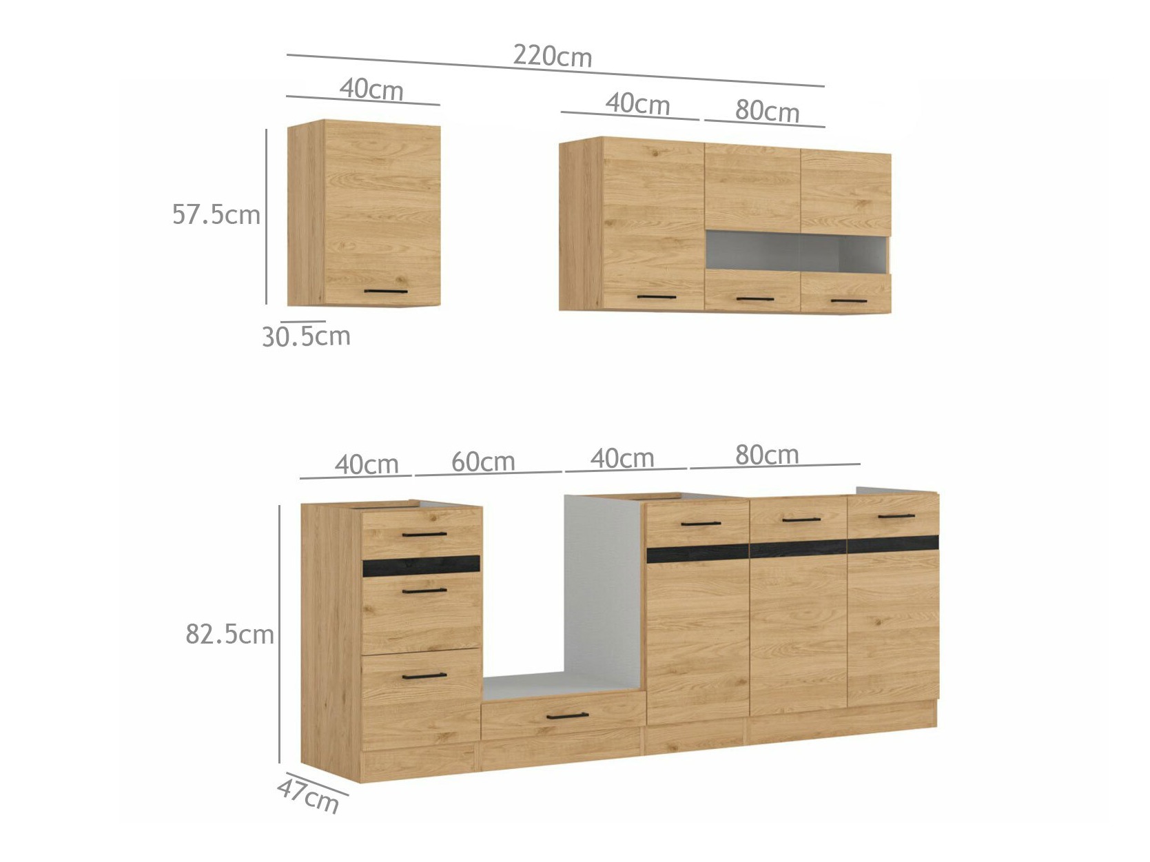 Modularni kuhinjski set Berna 121