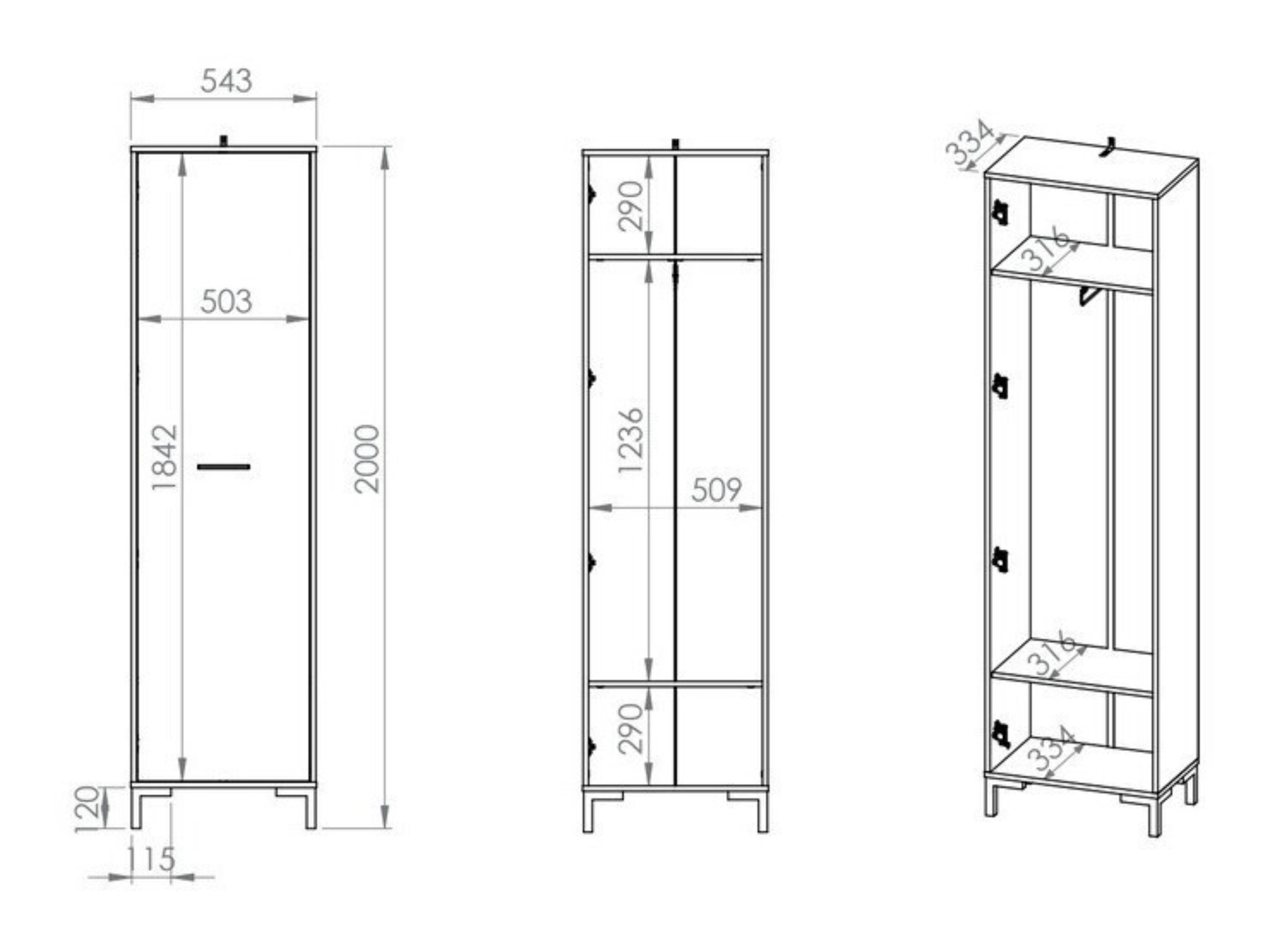 Set za hodnik Larnolo 130