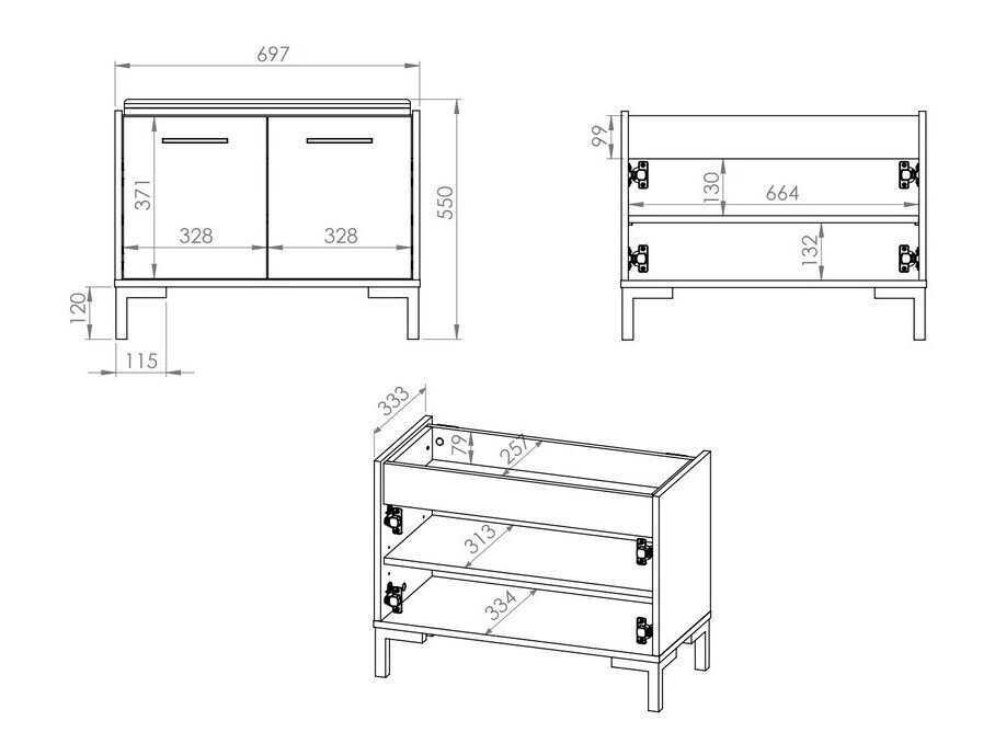 Set za hodnik Larnolo 133