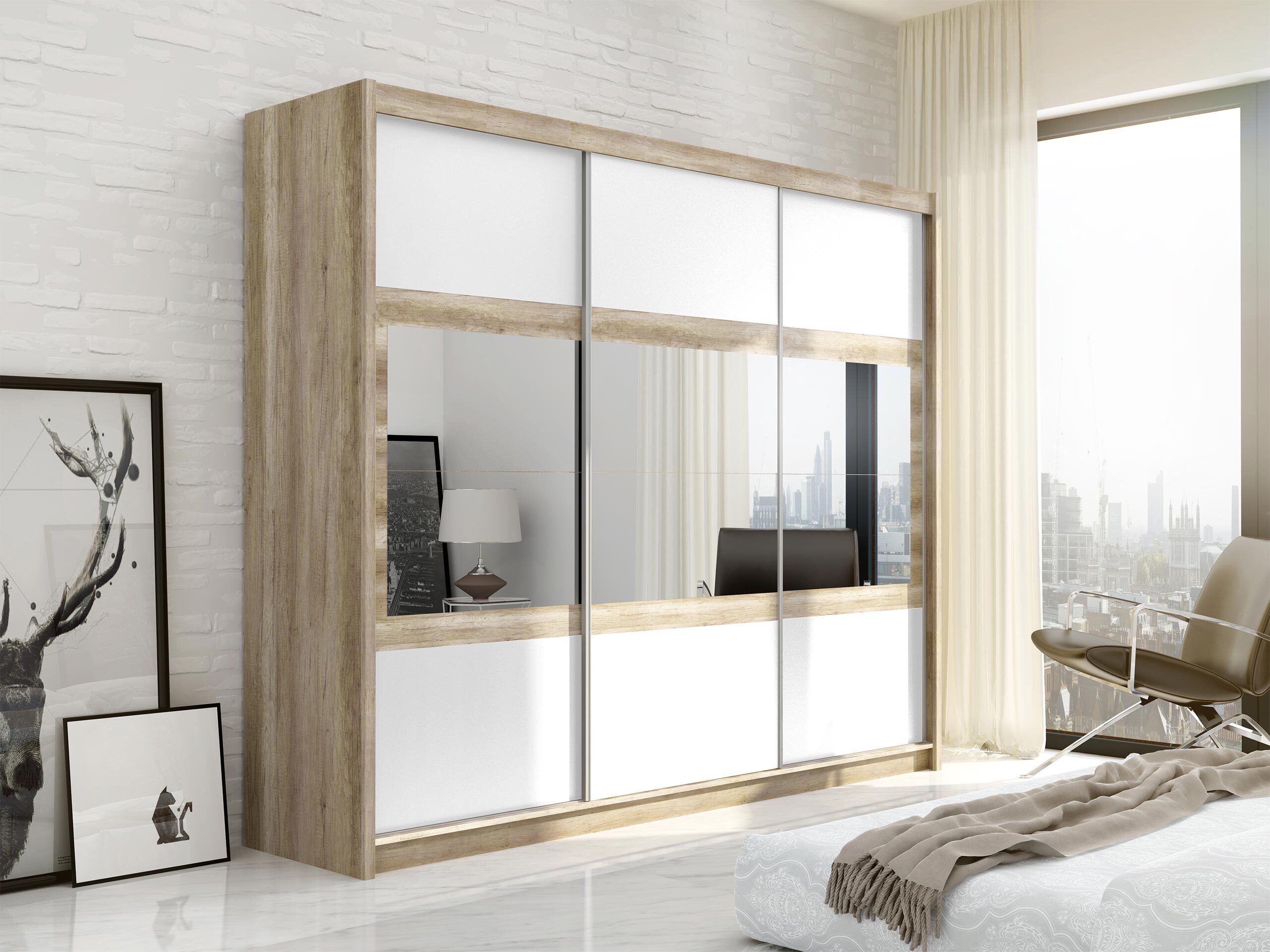 Ormar Honolulu 109 (Belo + Canyon hrast)