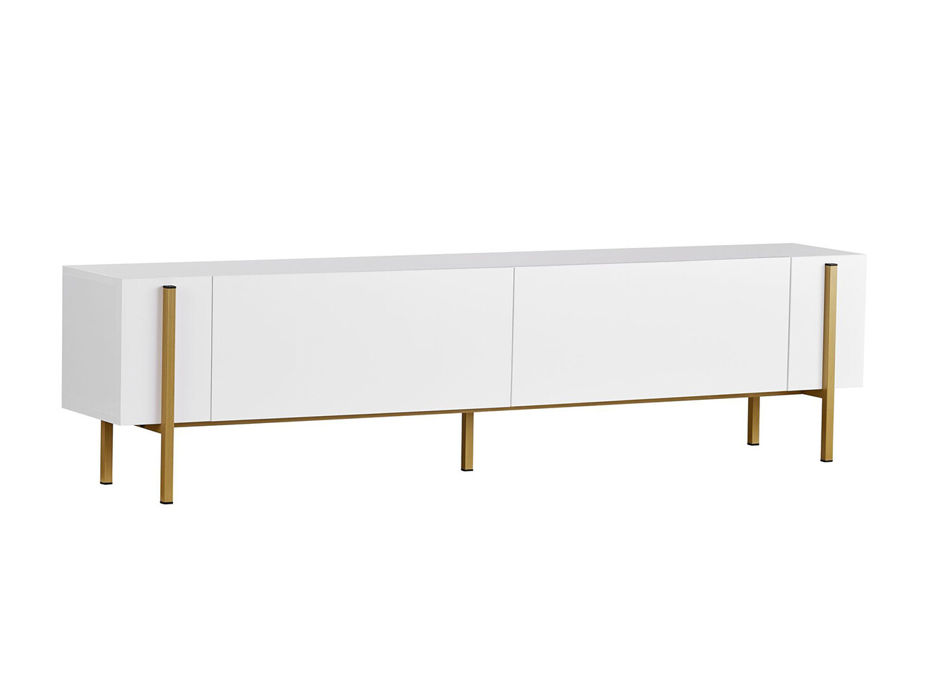 TV komoda Novato 154 (Belo + Zlatna)