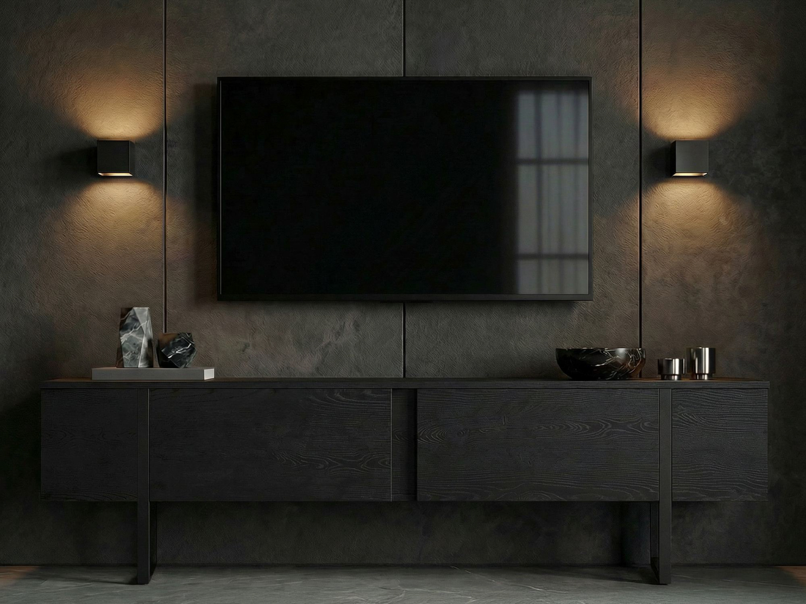 TV komoda Novato 156 (Crno)
