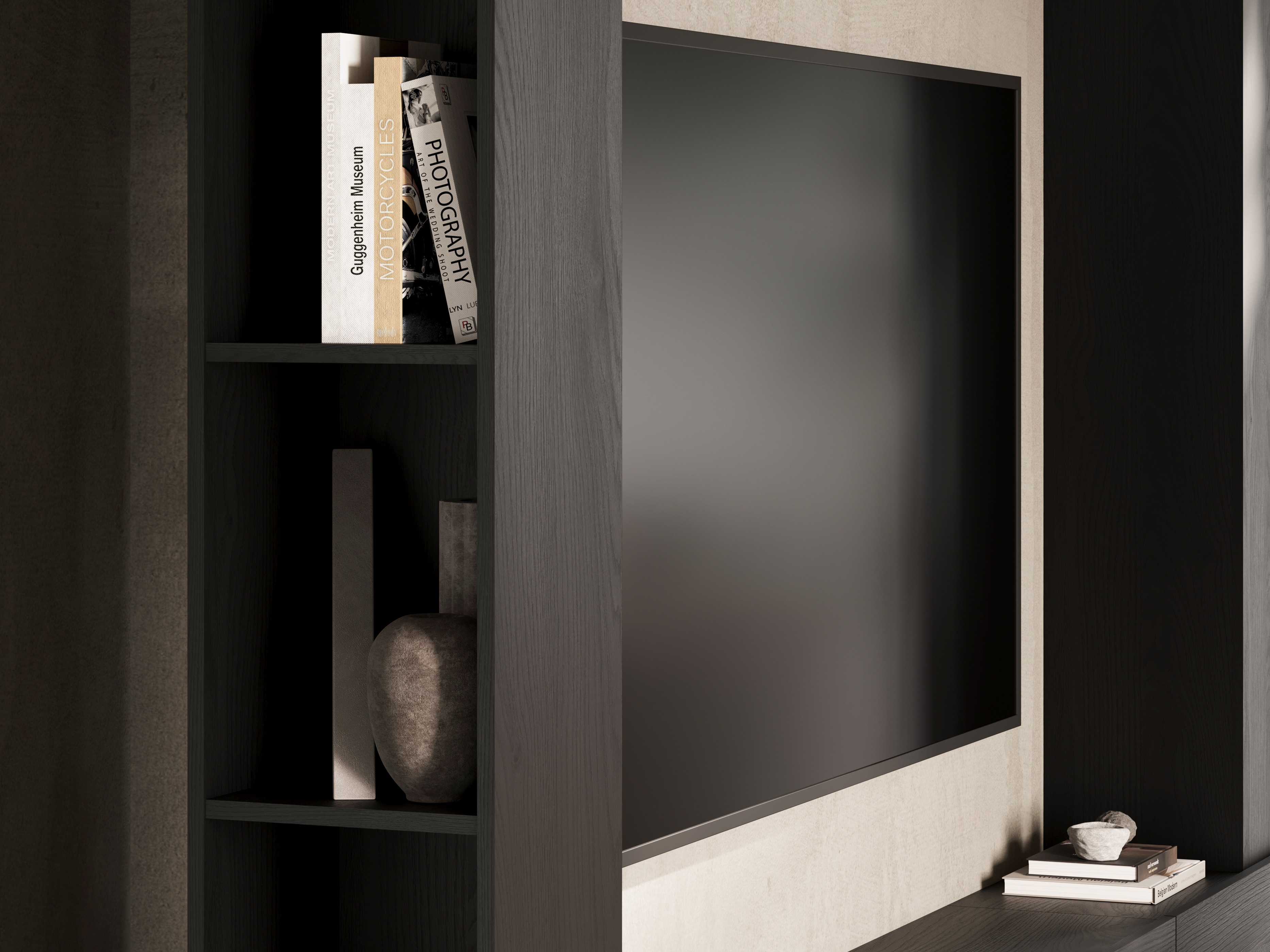 Set za dnevnu sobu Austin 392 (Crno)