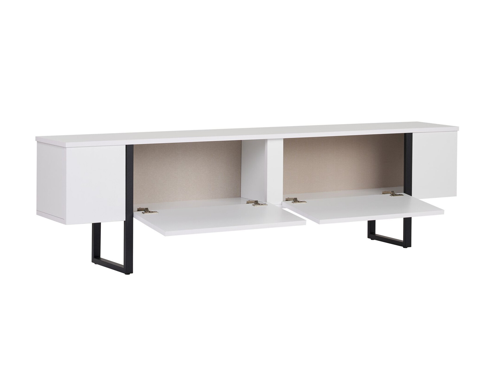 TV komoda Novato 156 (Belo + Crno)