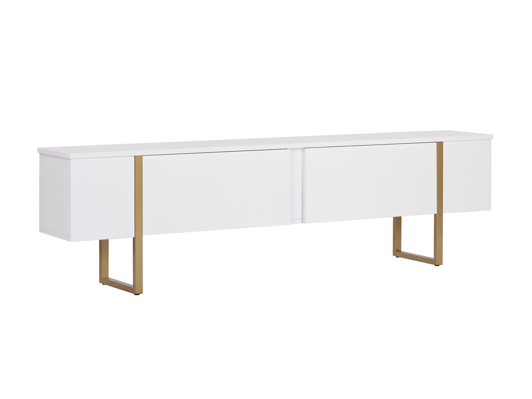 TV komoda Novato 156 (Belo + Zlatna)