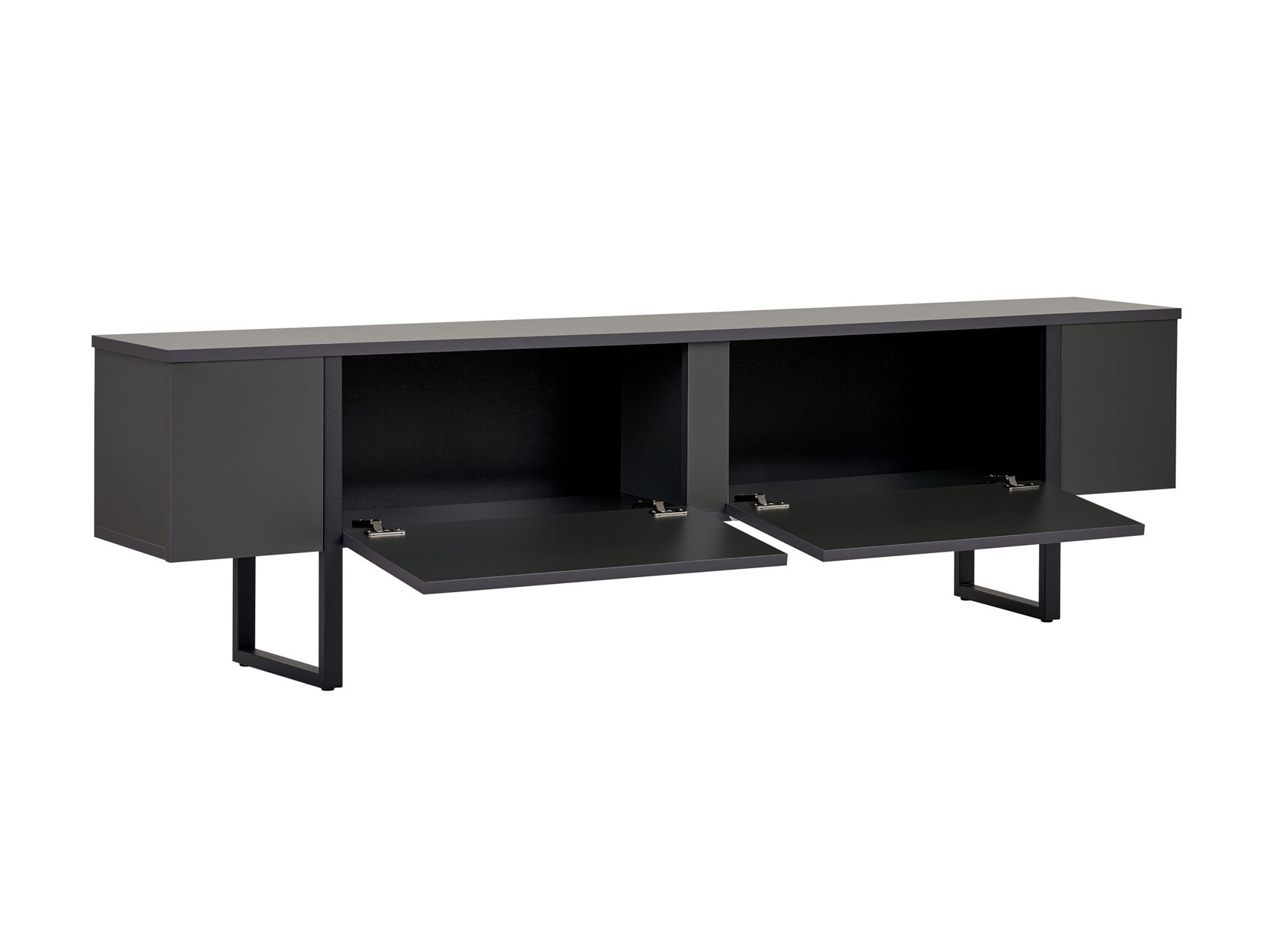 TV komoda Novato 156 (Crno + Antracit)