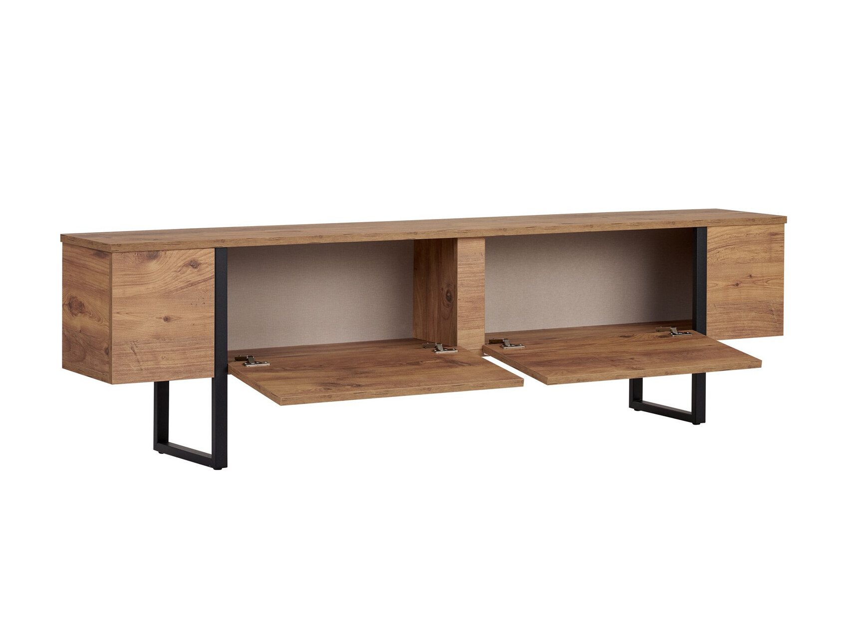 TV komoda Novato 156 (Crno + Bor)